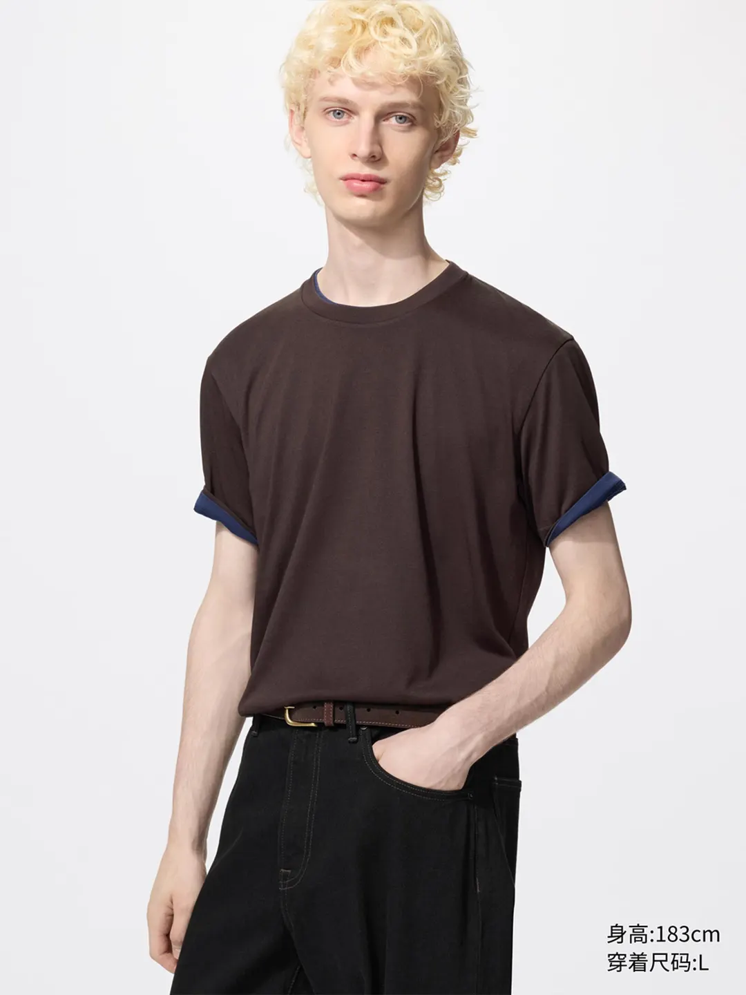 Быстросохнущая футболка с круглым вырезом, Uniqlo