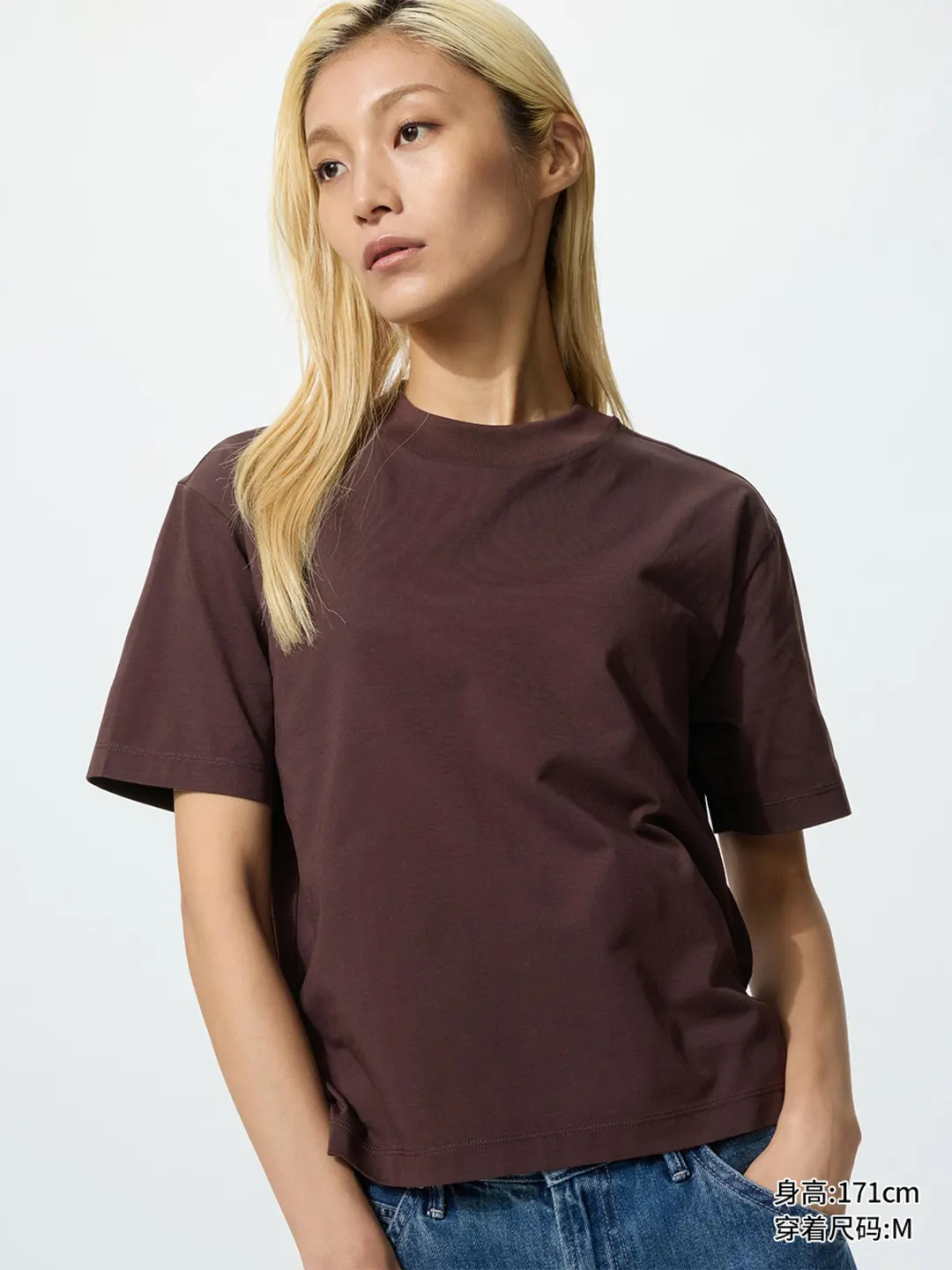 Футболка из смесового хлопка AIRism, Uniqlo
