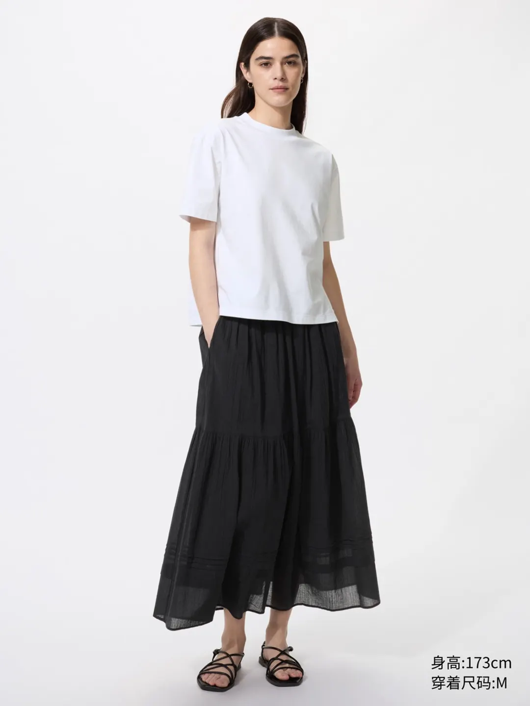 Футболка из смесового хлопка AIRism, Uniqlo