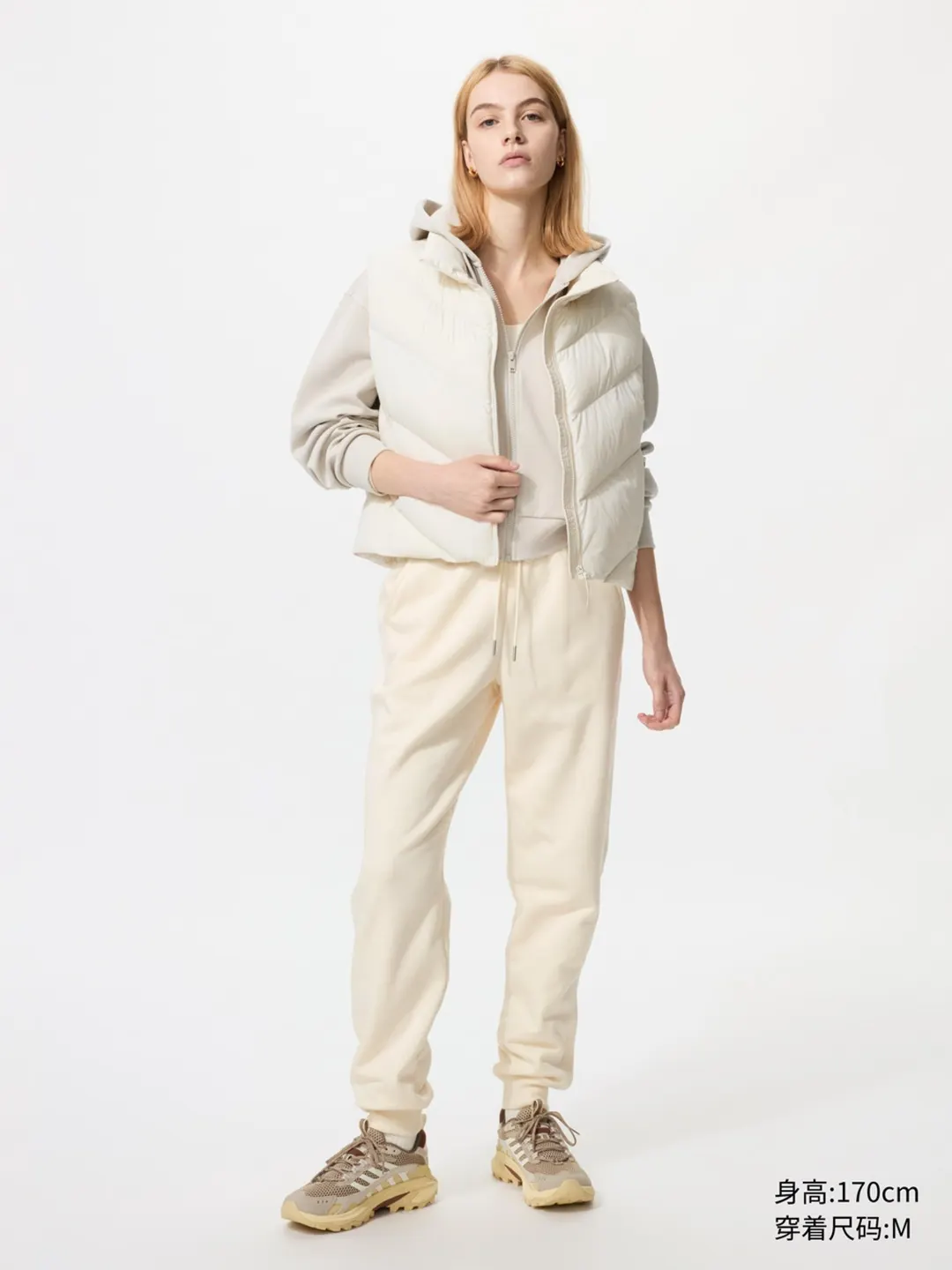 Удлиненные спортивные брюки HEATTECH с подкладкой под овчину, Uniqlo