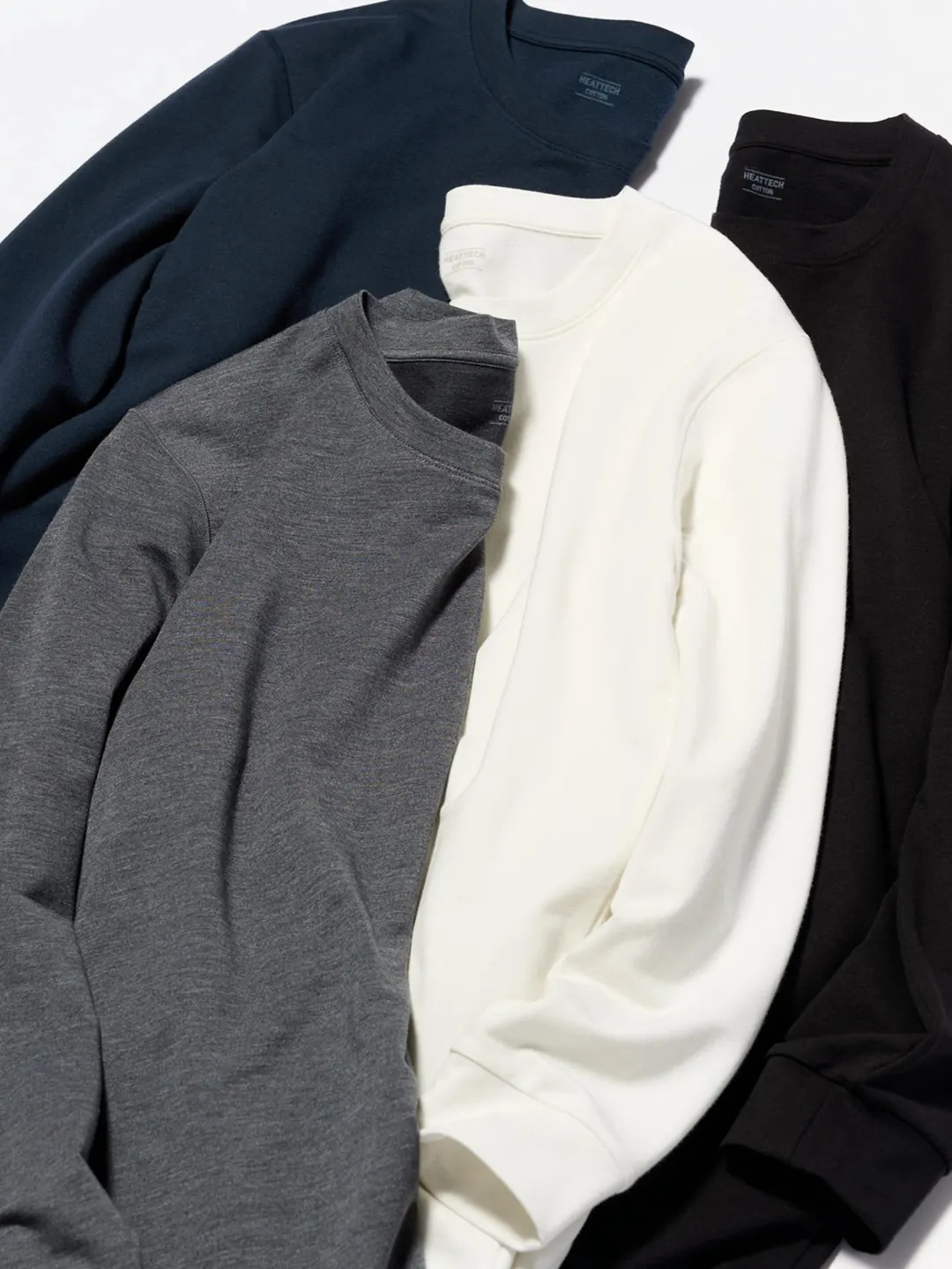 Термолонгслив из смесового хлопка HEATTECH EXTRA WARM с рукавами 7/8, Uniqlo