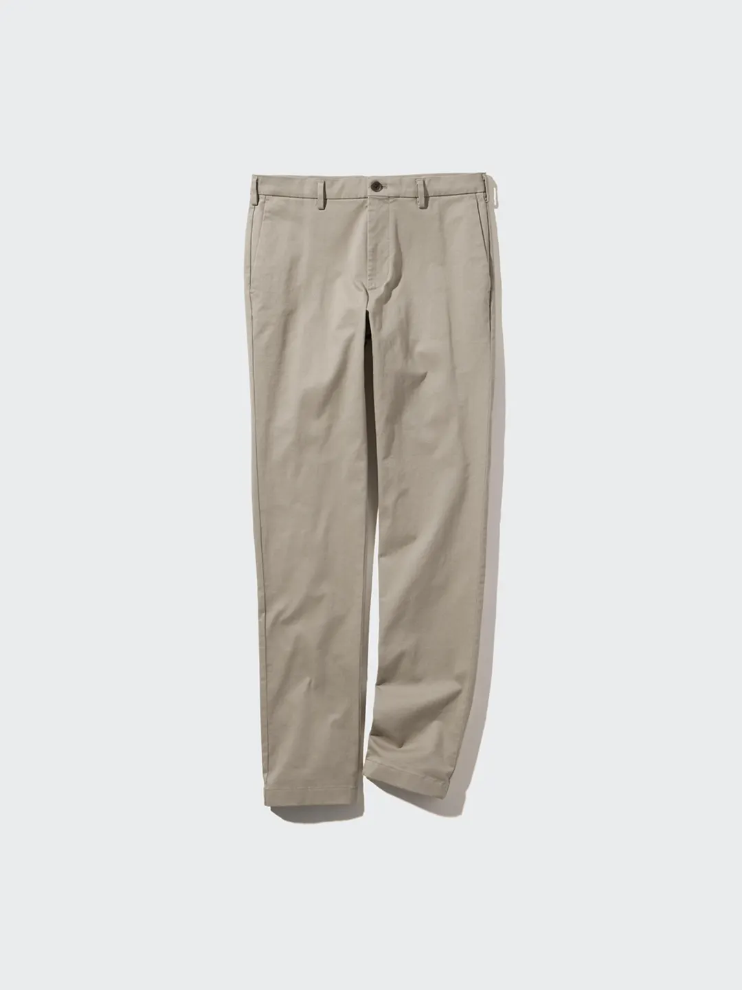 Брюки прямого кроя зауженные без складок, Uniqlo