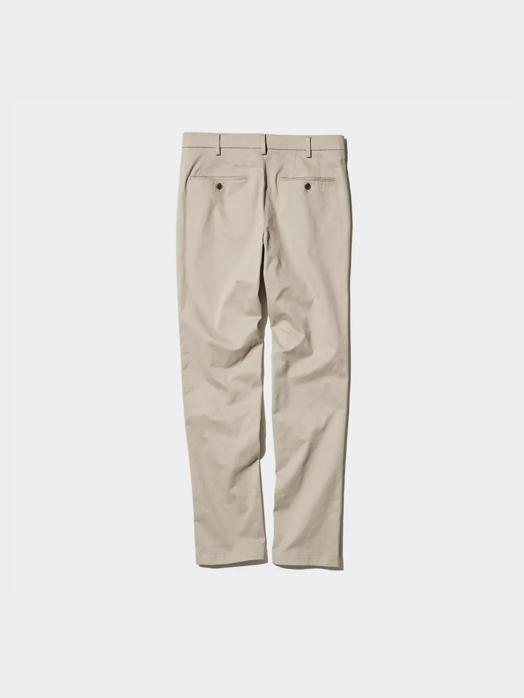 Брюки прямого кроя зауженные без складок, Uniqlo