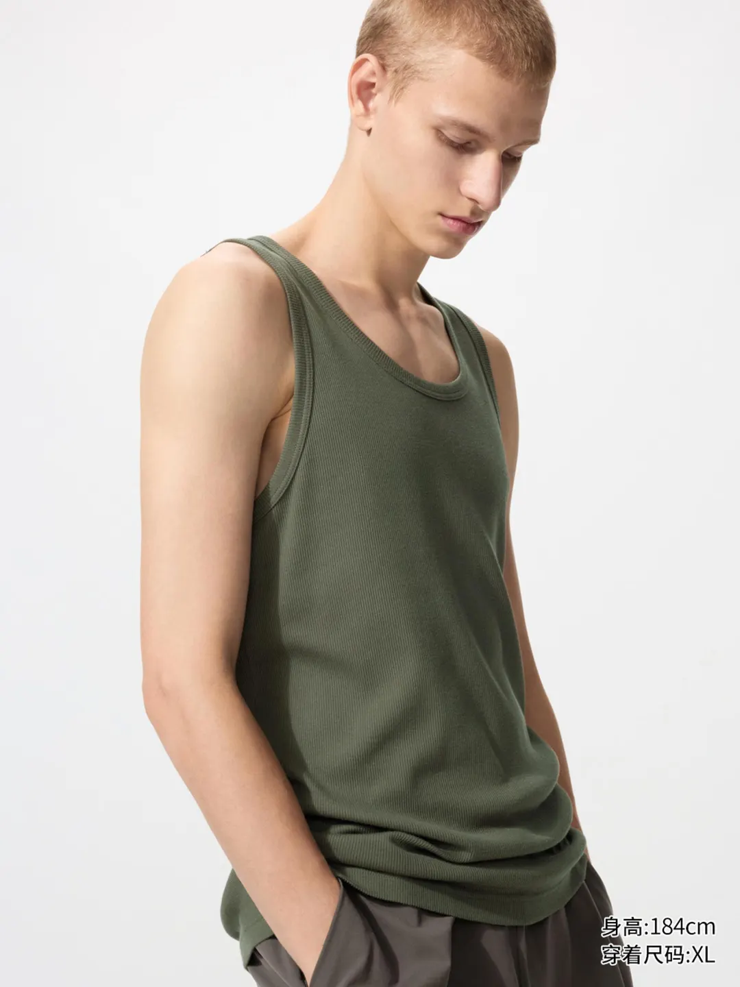Майка в рубчик, Uniqlo