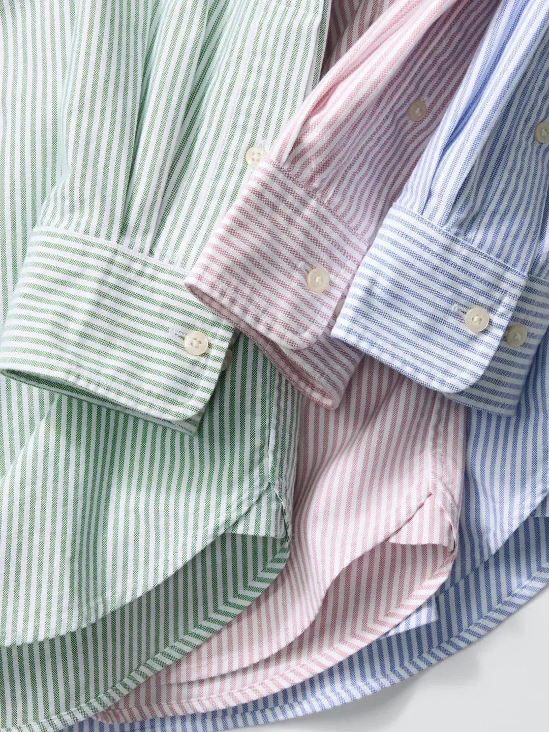 Полосатая рубашка из оксфорда, Uniqlo