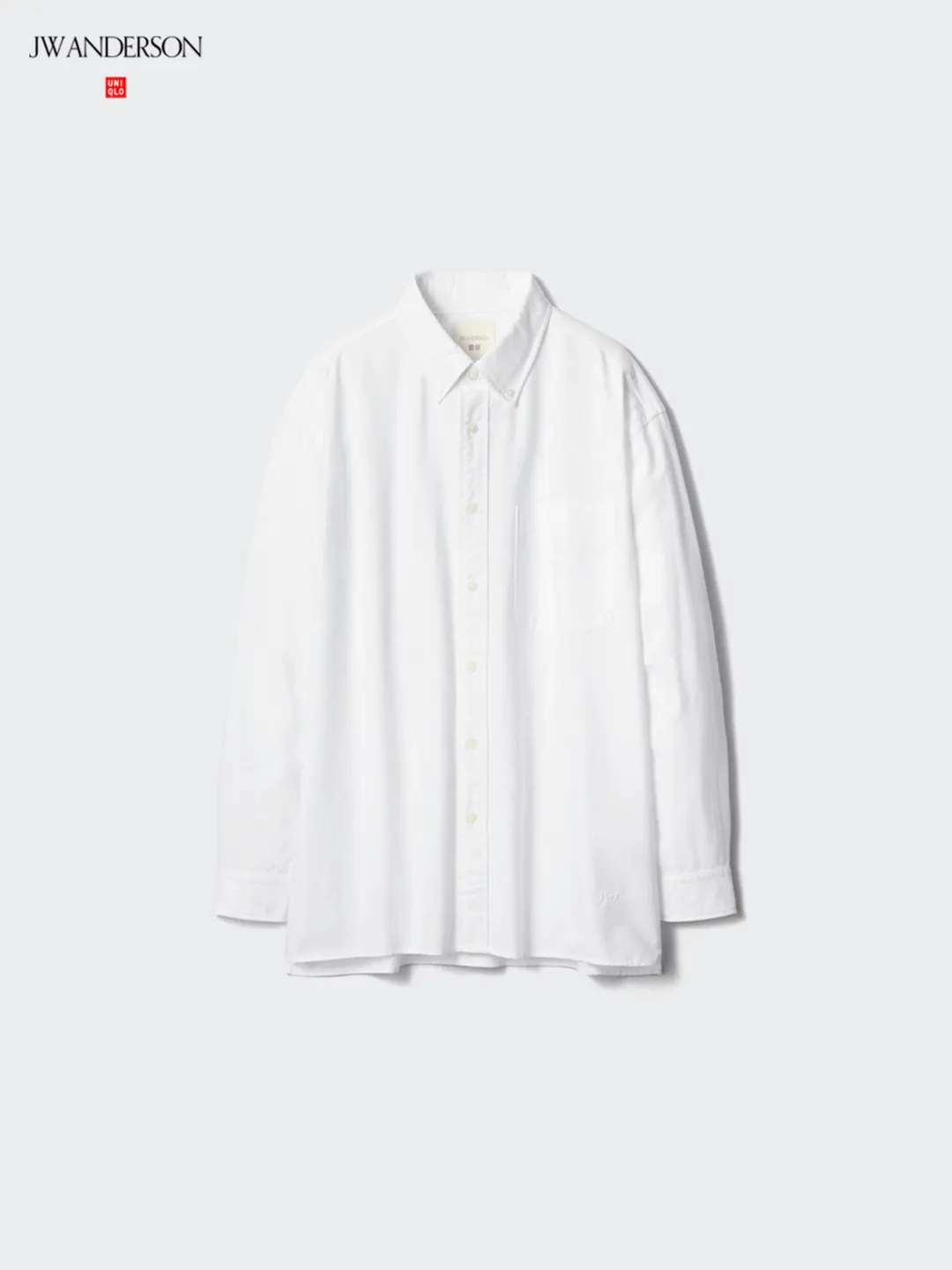 Рубашка свободного кроя из оксфордского хлопка, Uniqlo