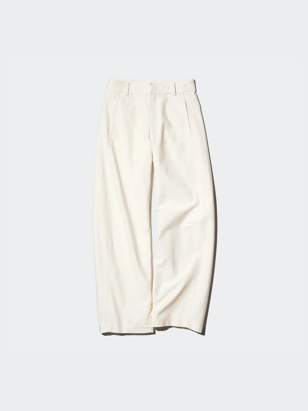 Удлинённые брюки свободного кроя с изогнутыми штанинами, Uniqlo