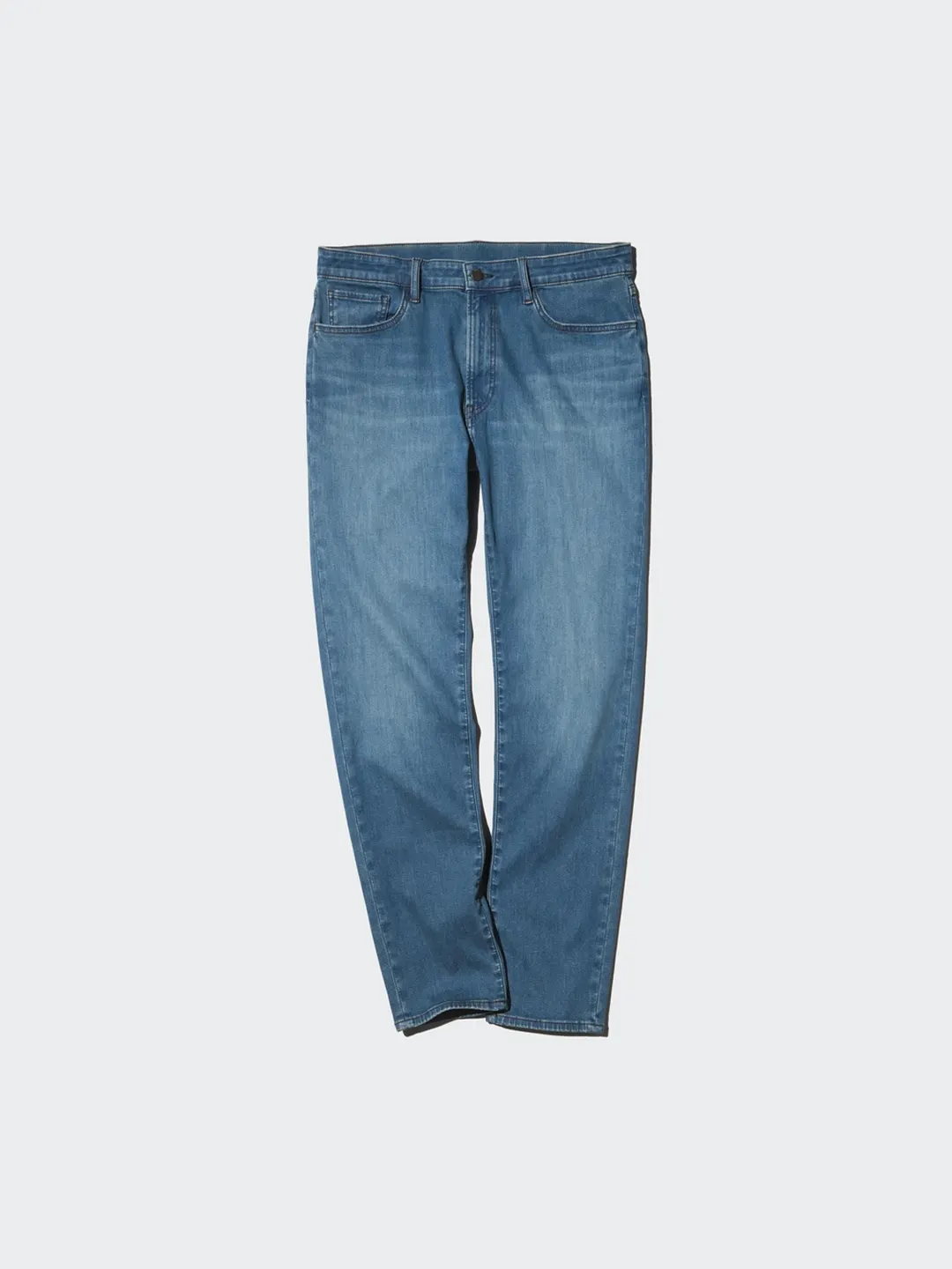 Джинсы EZY DENIM вареные удлиненные, Uniqlo