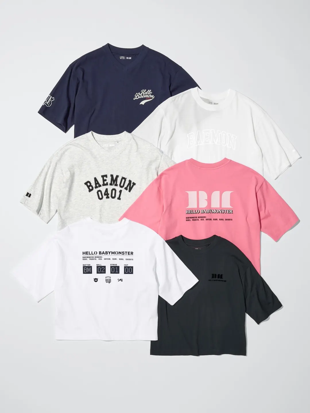 Футболка UT с принтом K-POP Group BM, Uniqlo