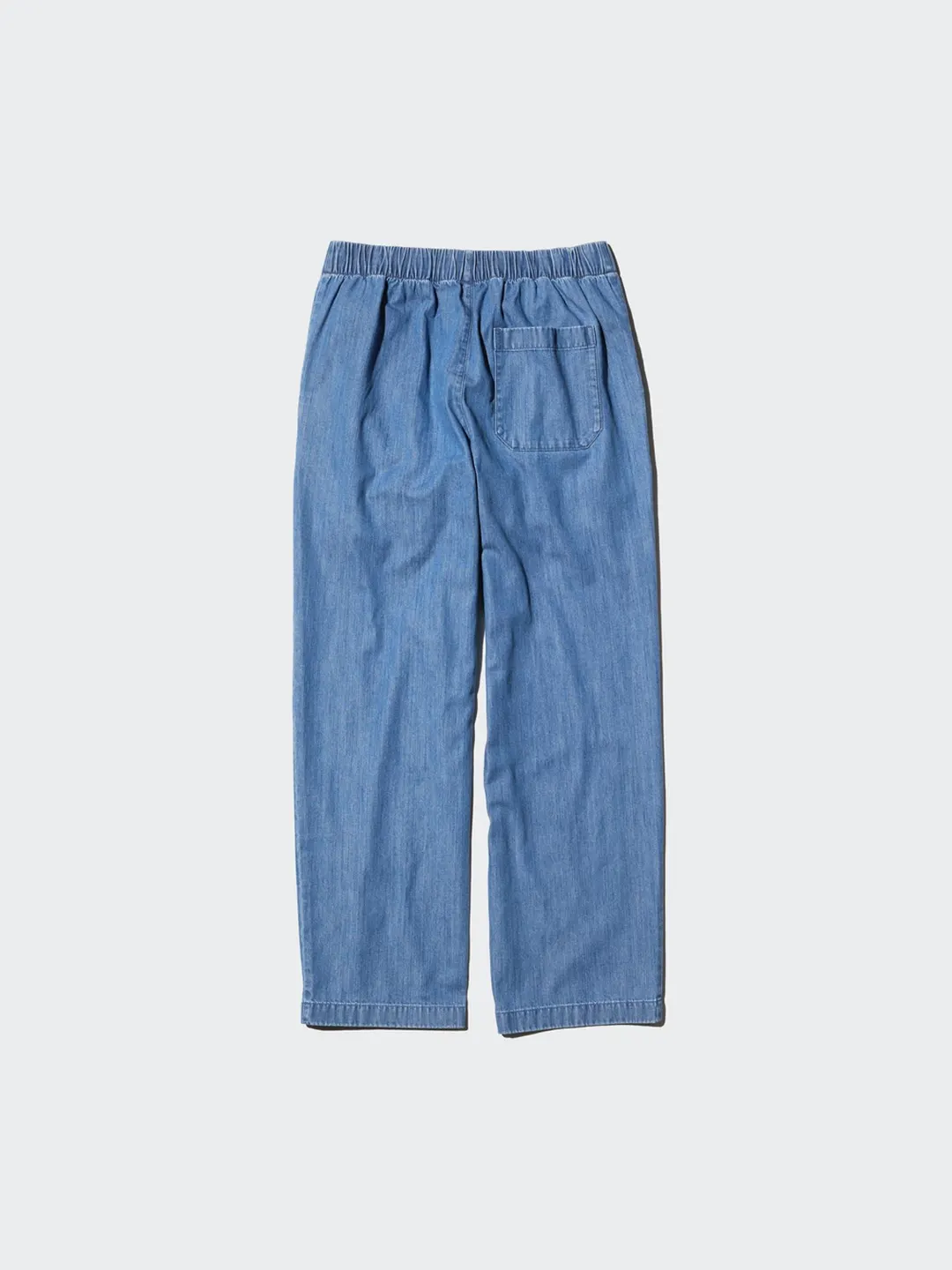Джинсы укороченные удлиненной модели с эффектом стирки, Uniqlo