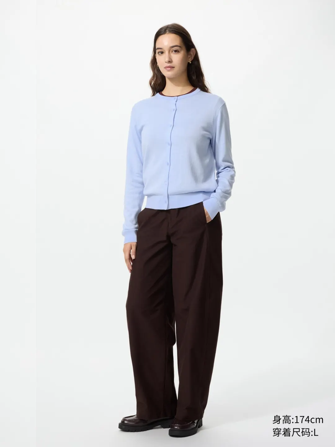 Кардиган из смеси хлопка и модала, Uniqlo