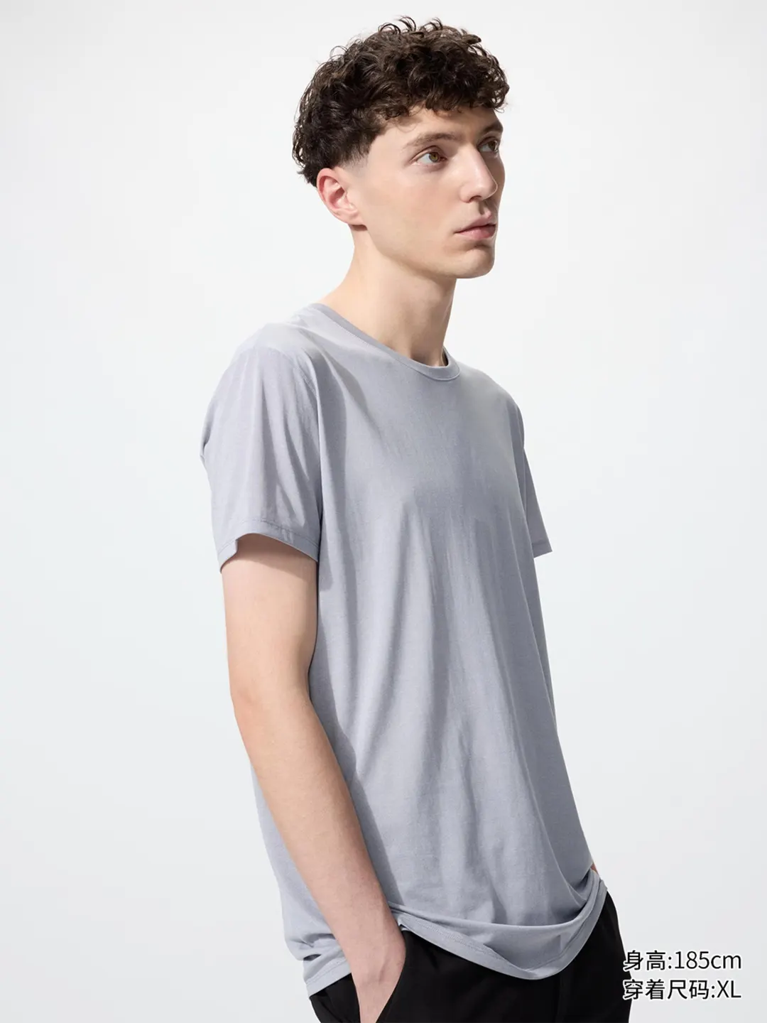 Футболка AIRism с круглым вырезом, Uniqlo