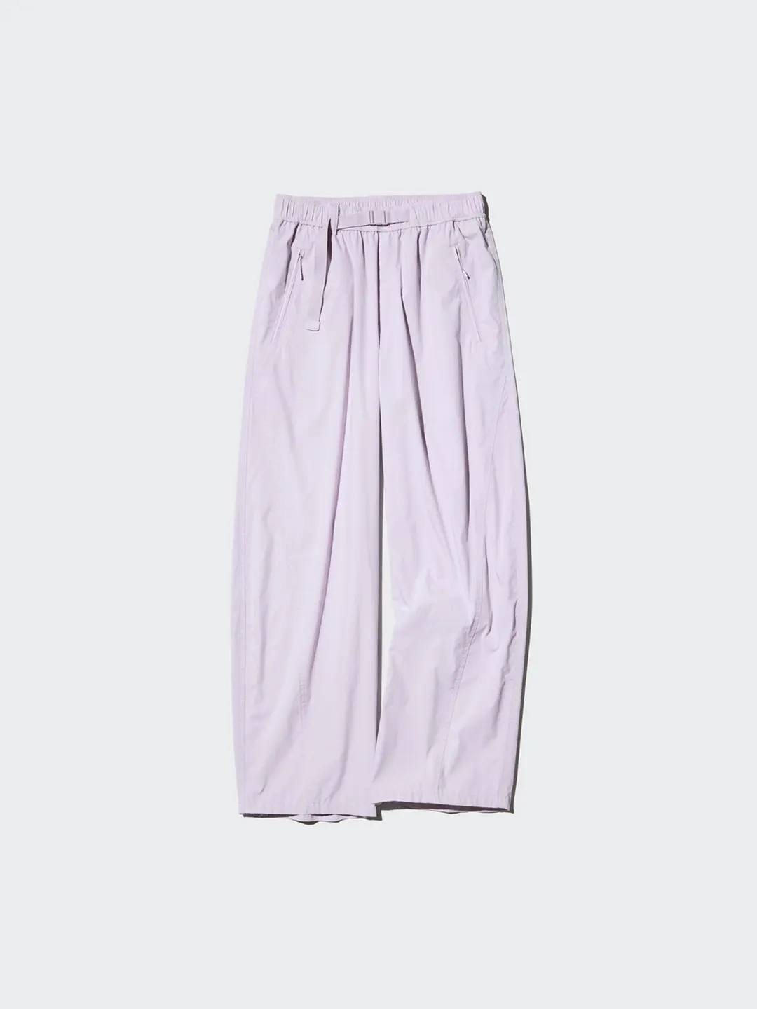 Брюки-бочонки свободного кроя с поясом, Uniqlo