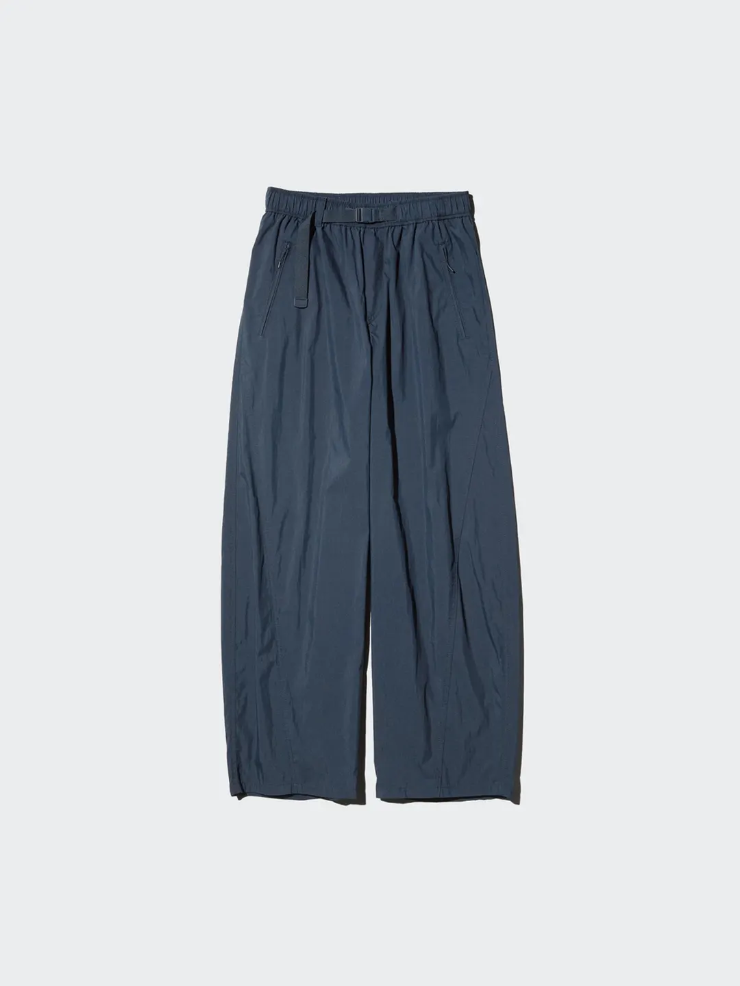 Брюки-бочонки свободного кроя с поясом, Uniqlo