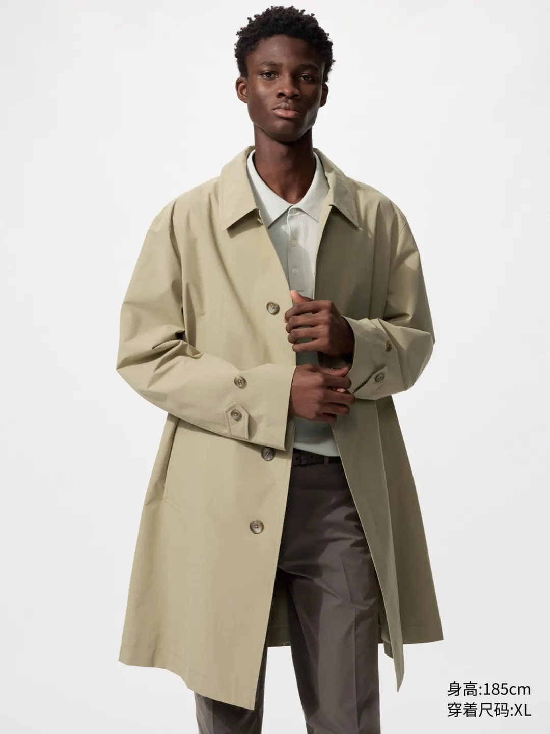 Однобортное пальто, Uniqlo