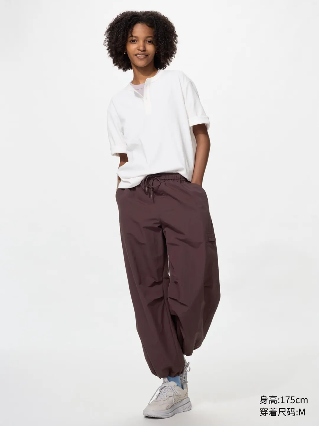 Футболка хенли вафельной вязки быстросохнущая, Uniqlo