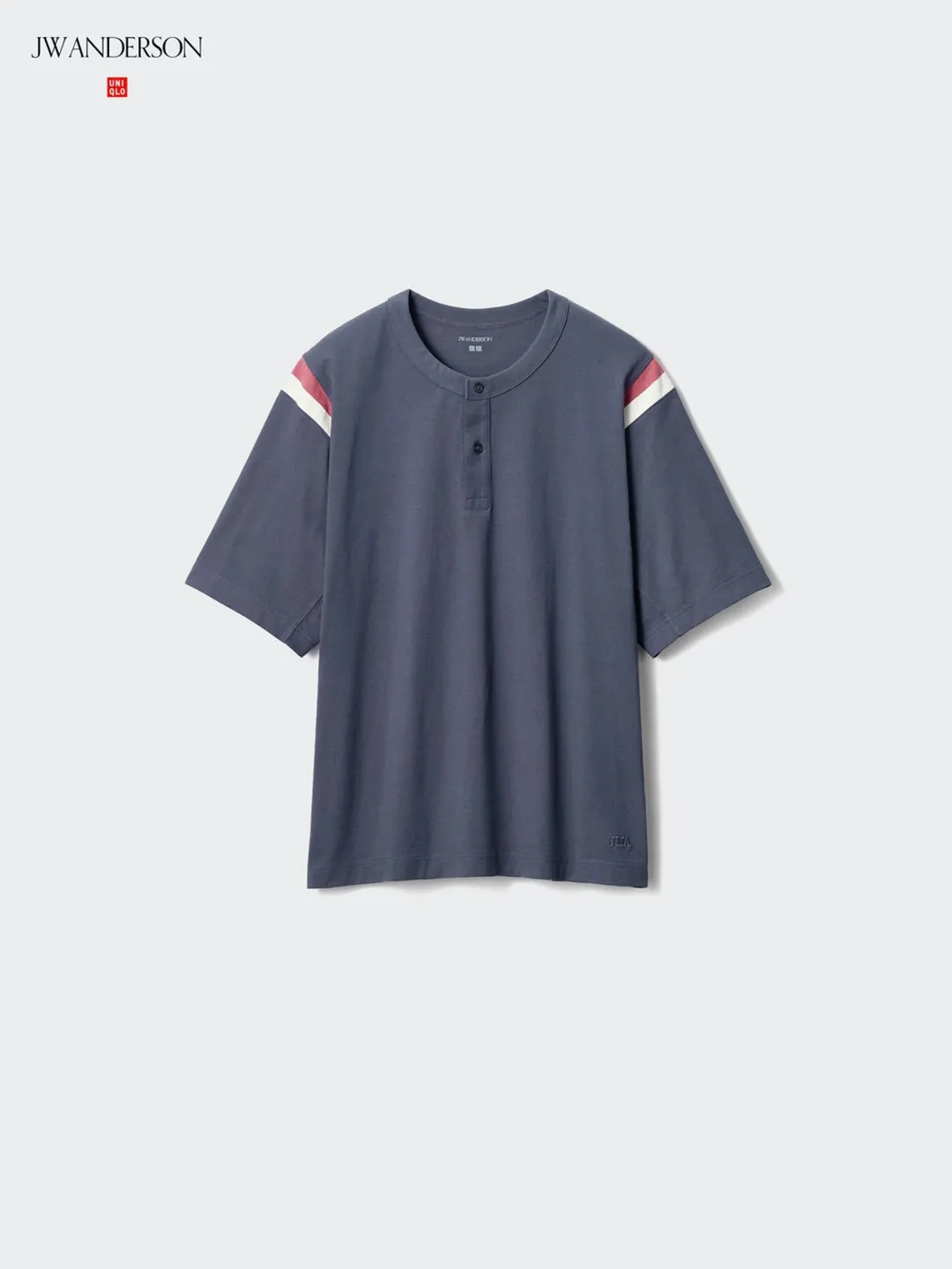 Футболка хенли свободного кроя, Uniqlo
