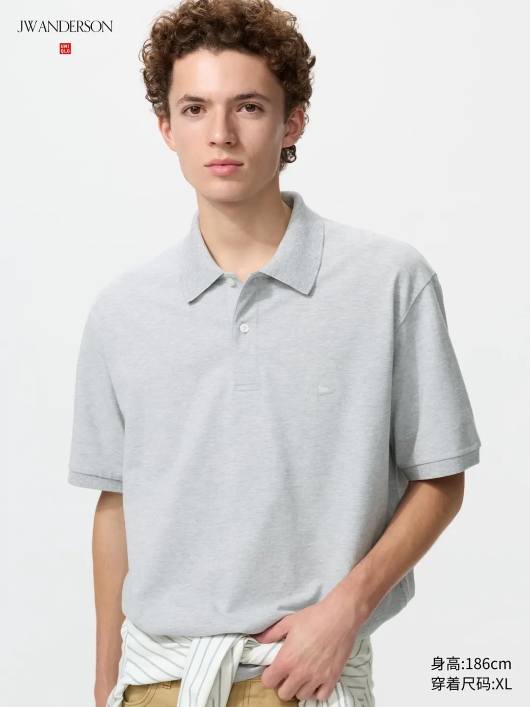 Поло быстросохнущее с коротким рукавом, Uniqlo