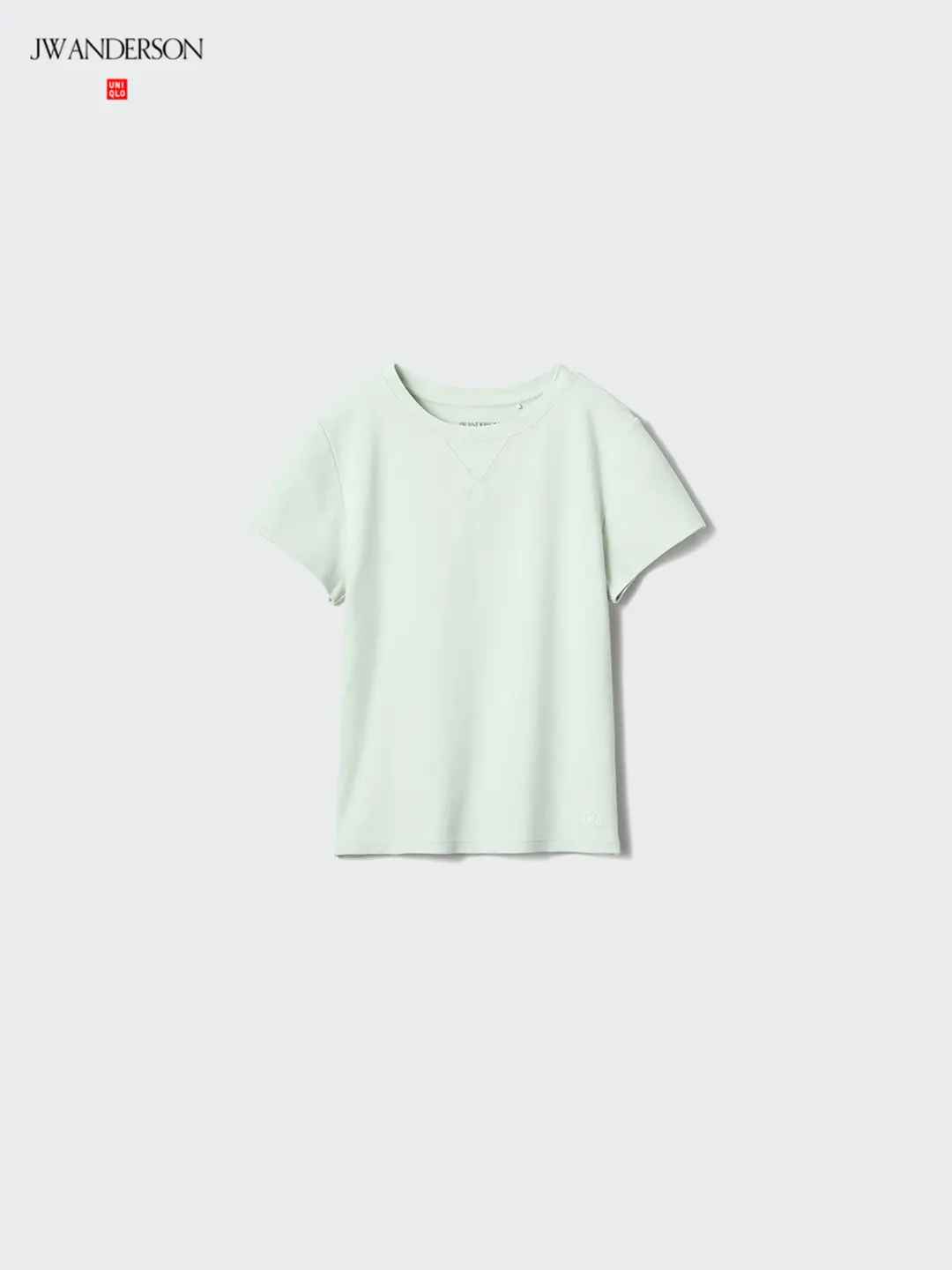 Короткая футболка с круглым вырезом, Uniqlo