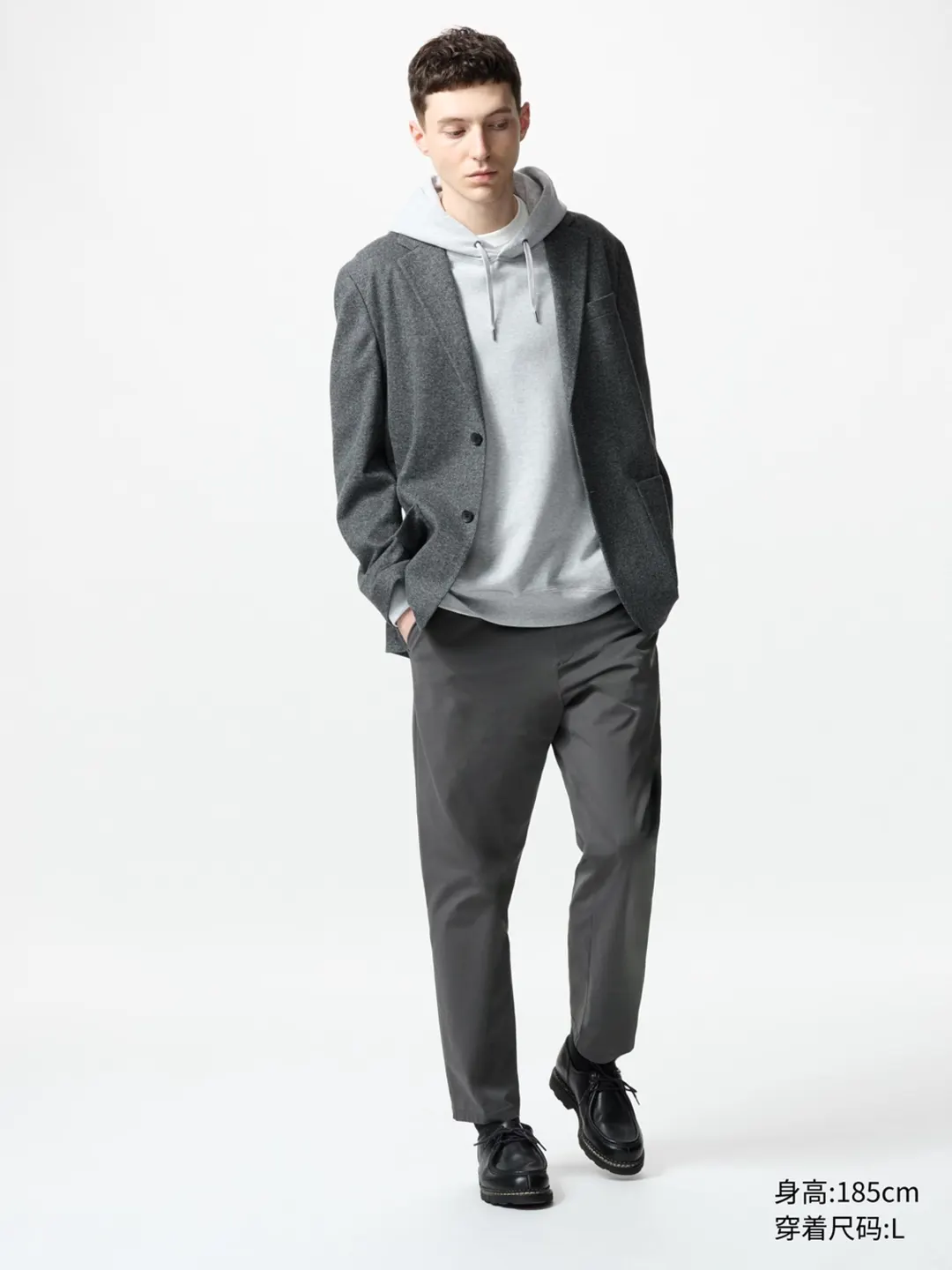Брюки зауженного кроя до щиколотки DRY-EX, Uniqlo