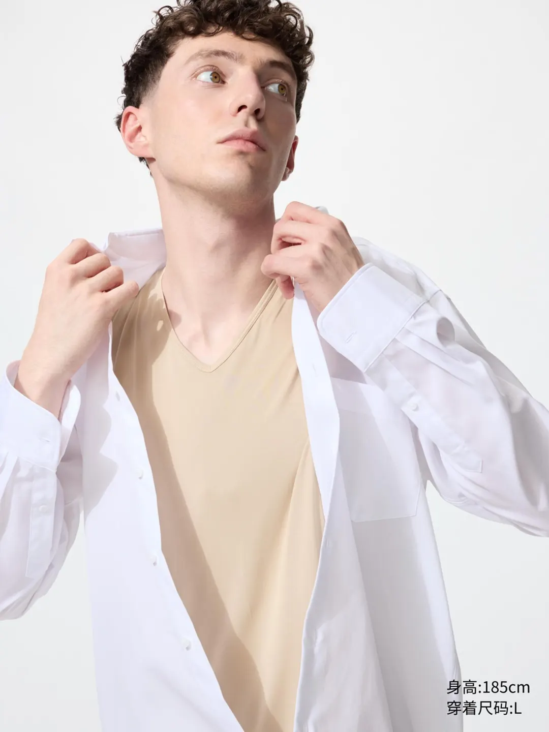 Футболка AIRism с V-образным вырезом, Uniqlo
