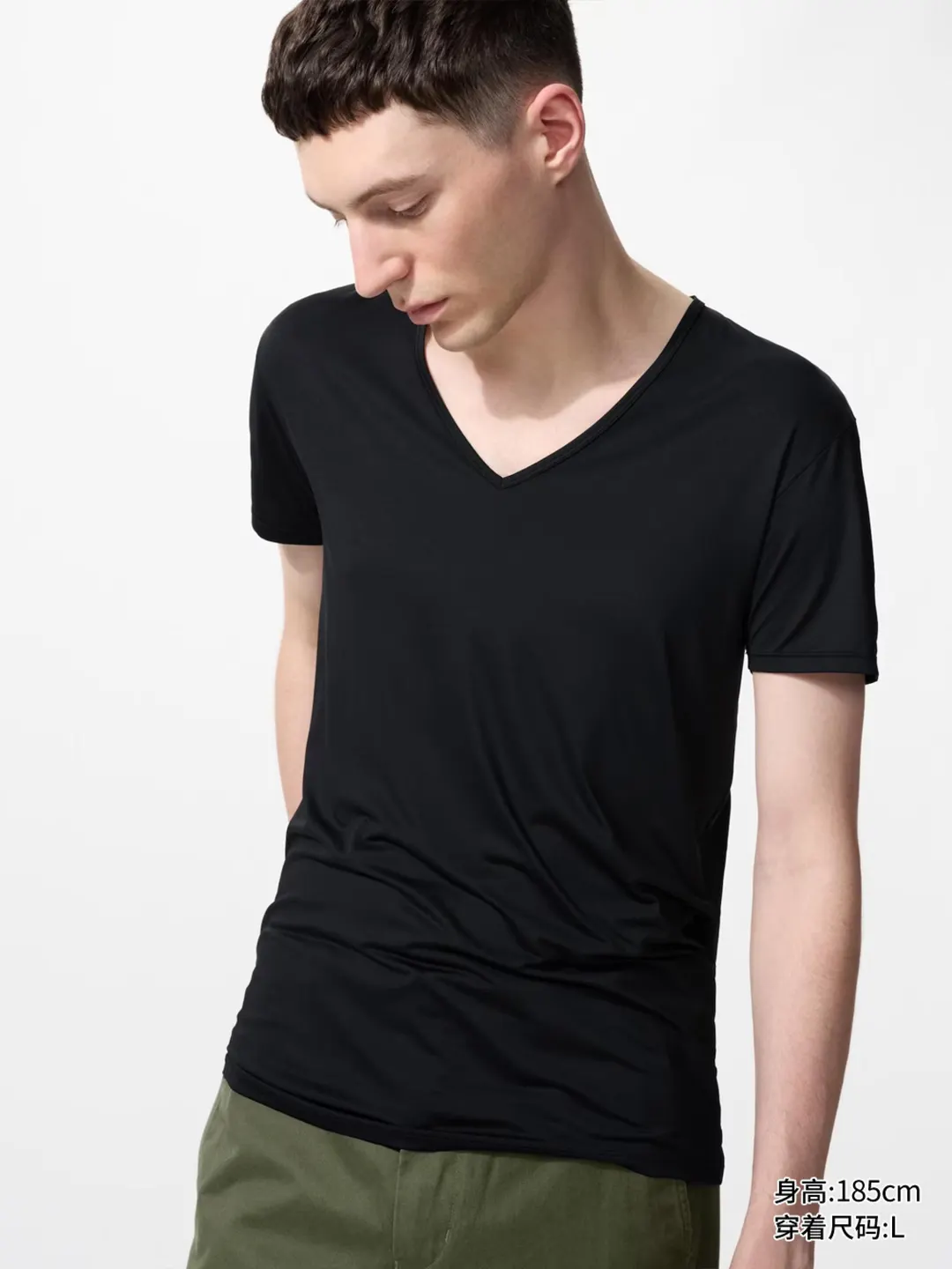 Футболка AIRism с V-образным вырезом, Uniqlo