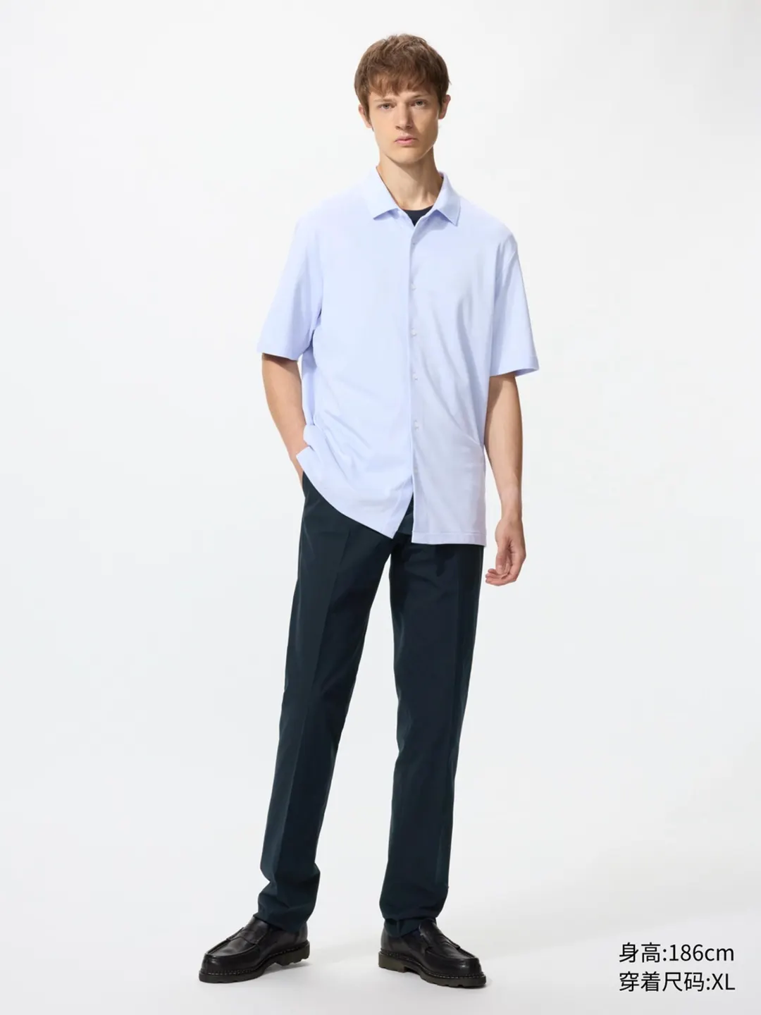 Кардиган-поло AIRism с коротким рукавом, Uniqlo