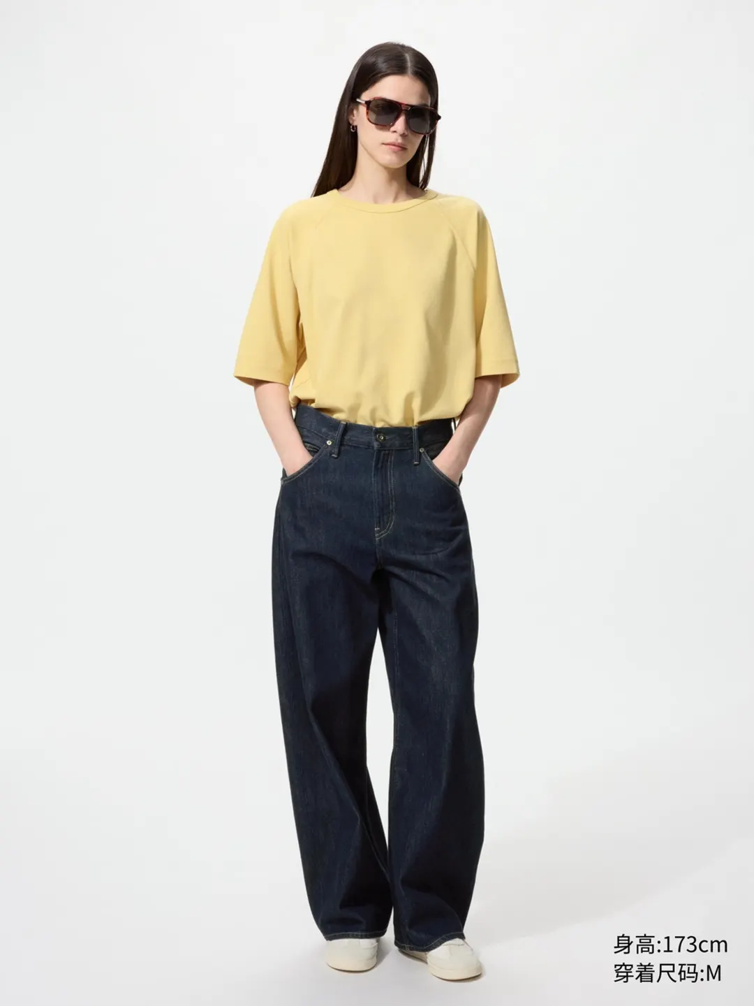 Футболка быстросохнущая вафельная с круглым вырезом, Uniqlo