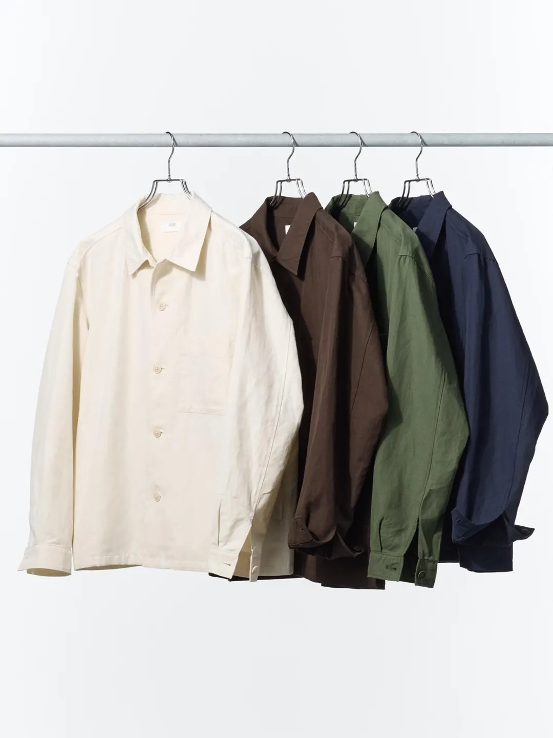 Куртка-рубашка из смеси хлопка и льна, Uniqlo