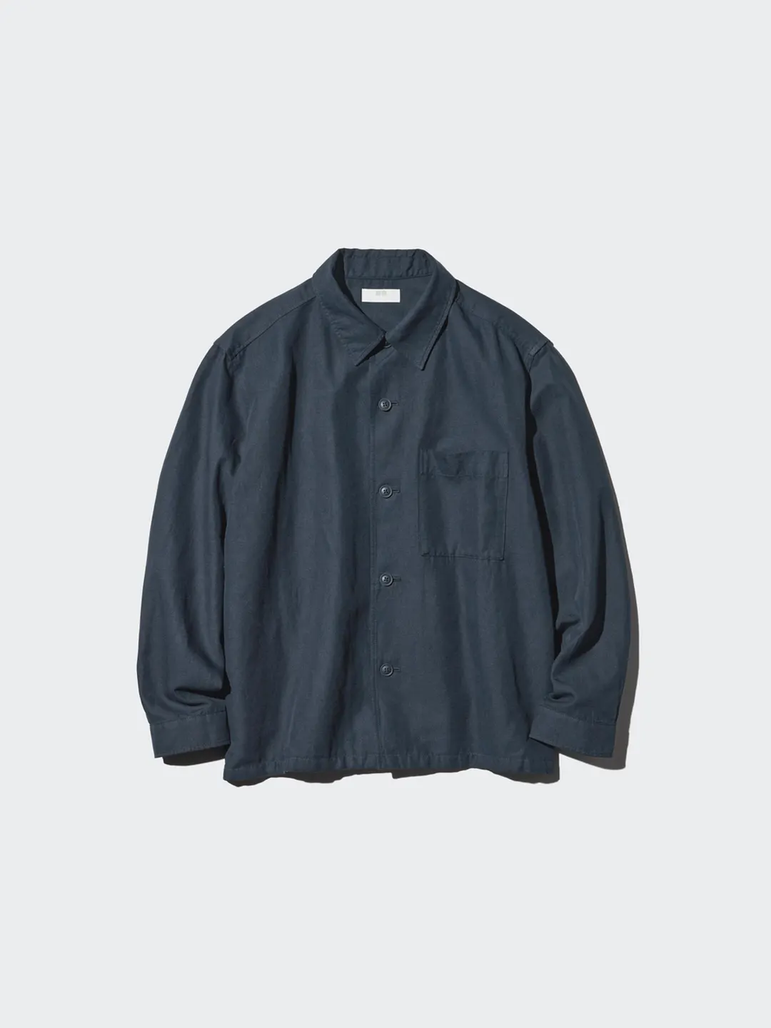 Куртка-рубашка из смеси хлопка и льна, Uniqlo