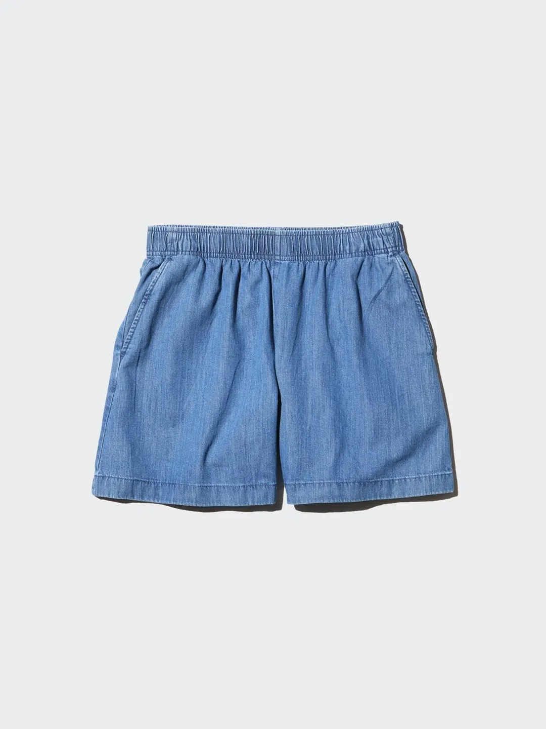 Шорты джинсовые комфортного кроя из хлопка, Uniqlo