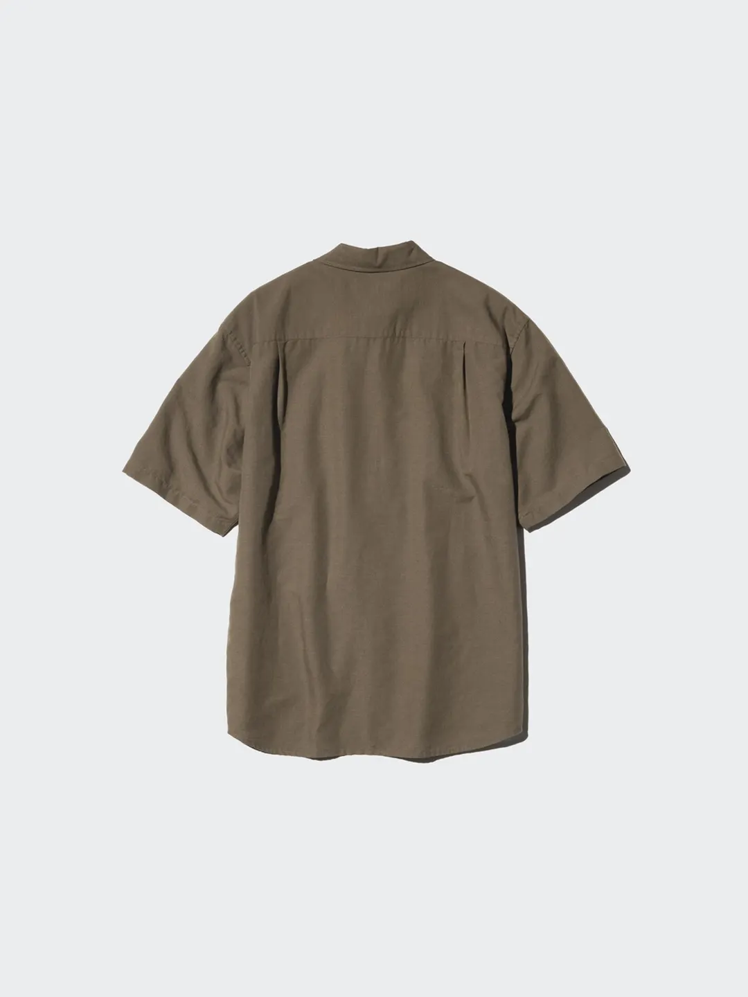 Рубашка из смеси хлопка и льна с короткими рукавами, Uniqlo