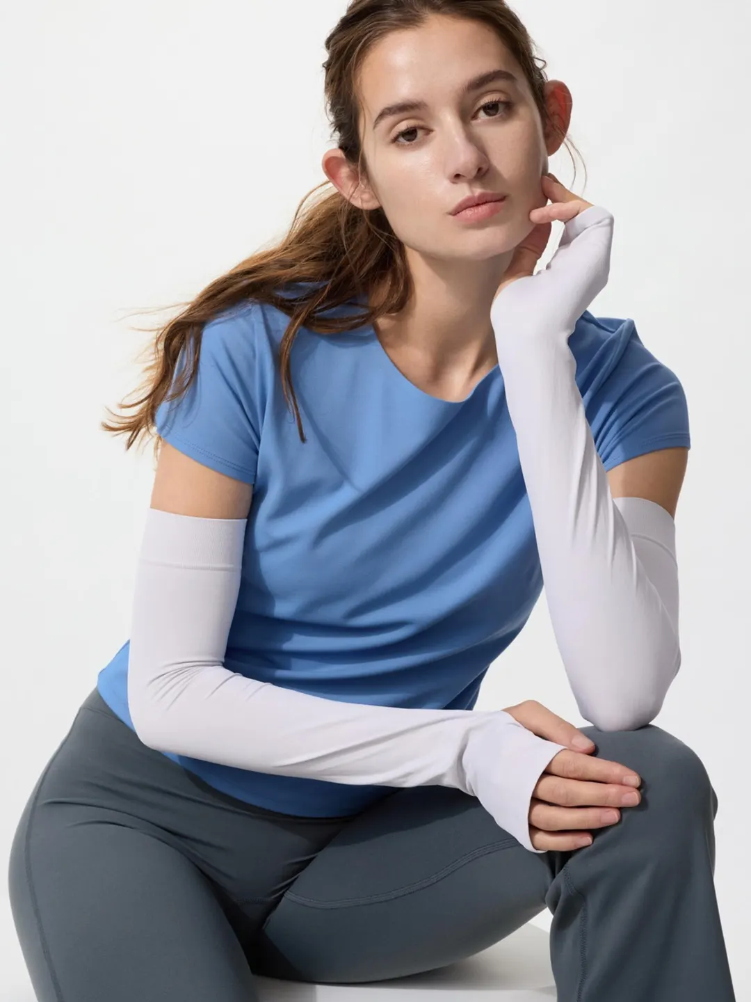 Нарукавники AIRism с защитой от ультрафиолета, Uniqlo