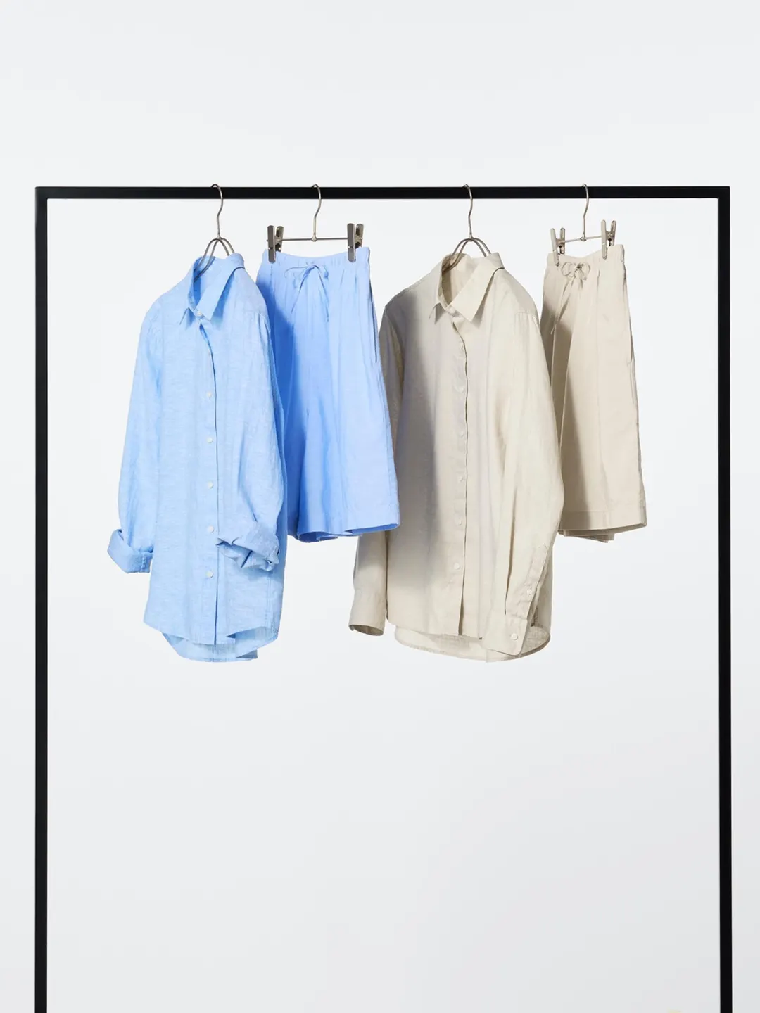 Шорты комфортного кроя из смесового льна, Uniqlo