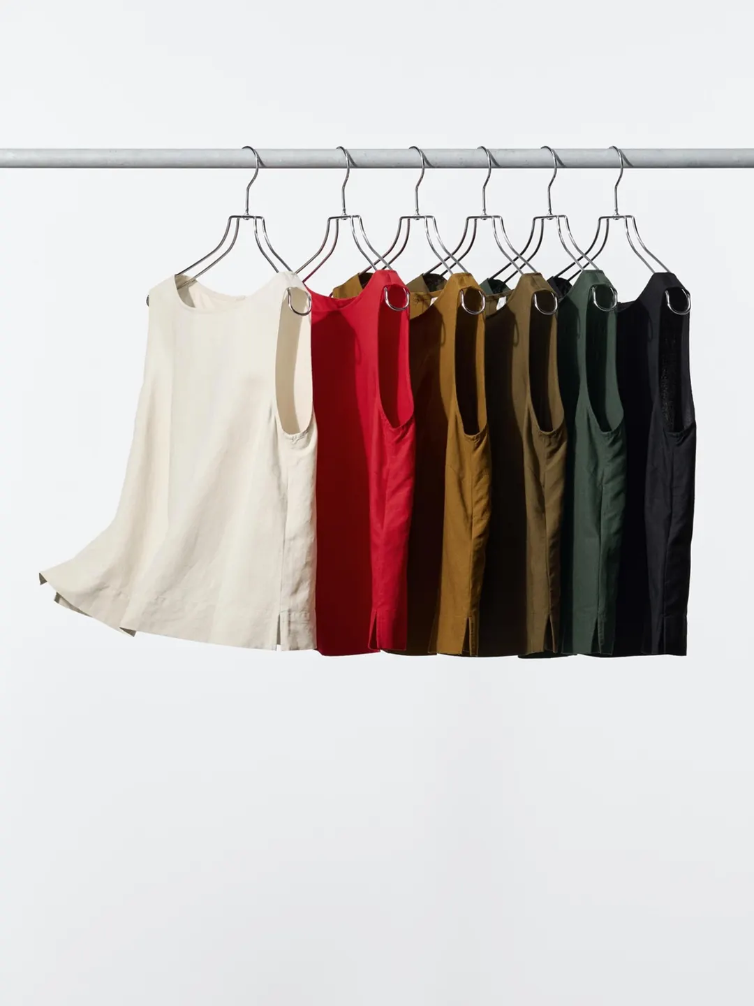 Рубашка из смесового льна без рукавов, Uniqlo