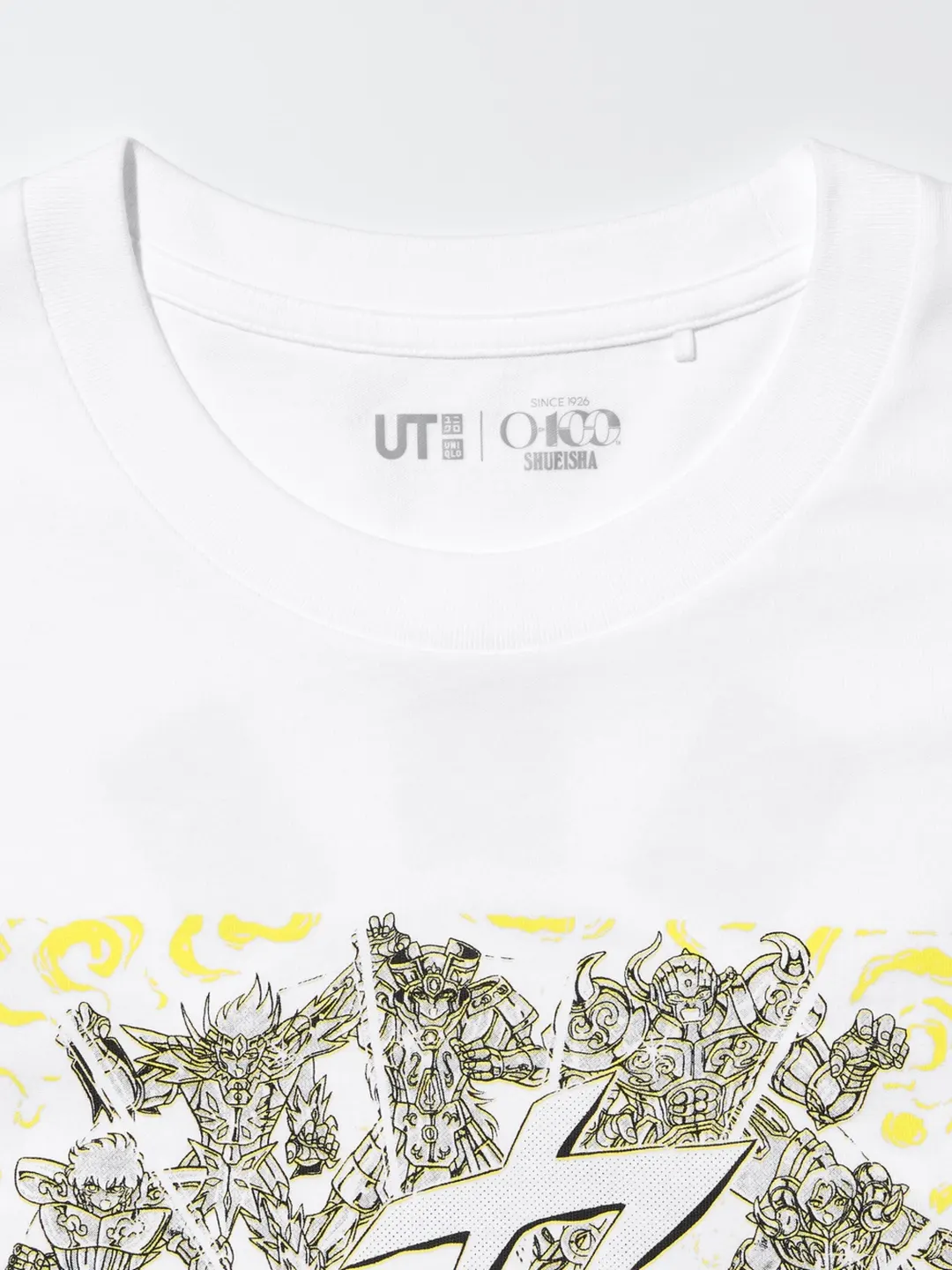 Футболка UT «Рыцари Зодиака» к 100-летию Shueisha, Uniqlo