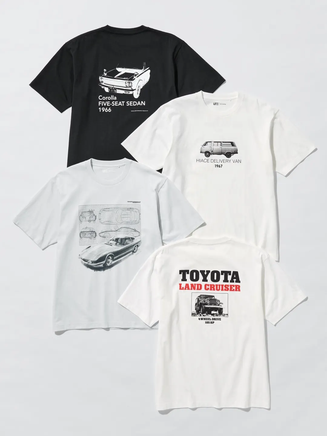 Футболка с принтом UT TOYOTA, Uniqlo