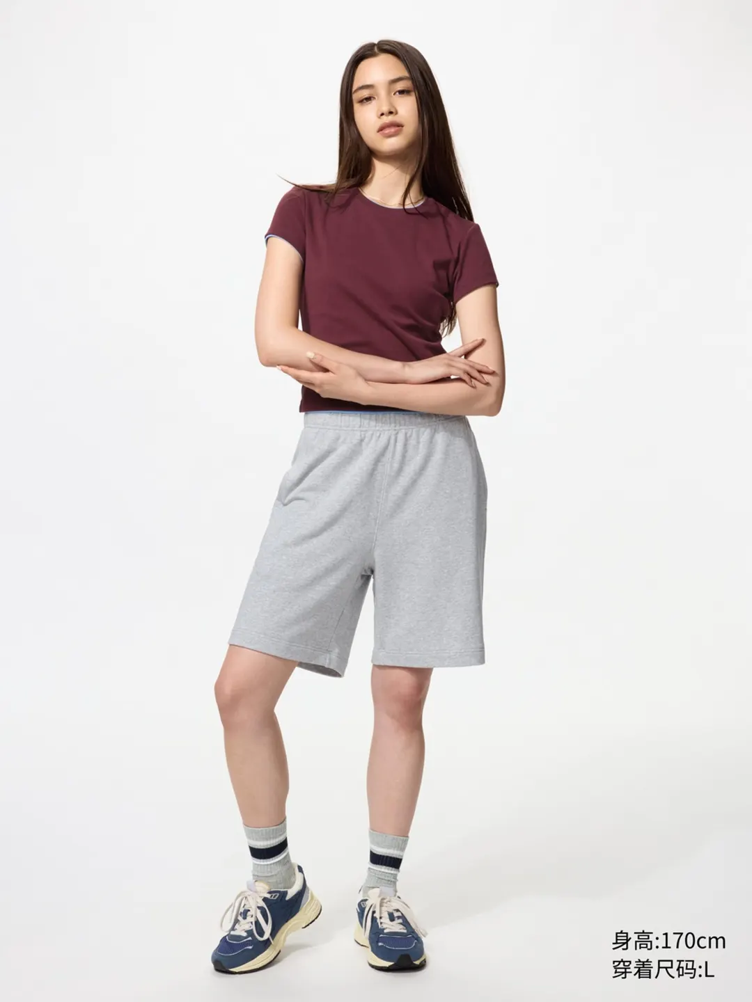 Шорты из высокоэластичной ткани, Uniqlo