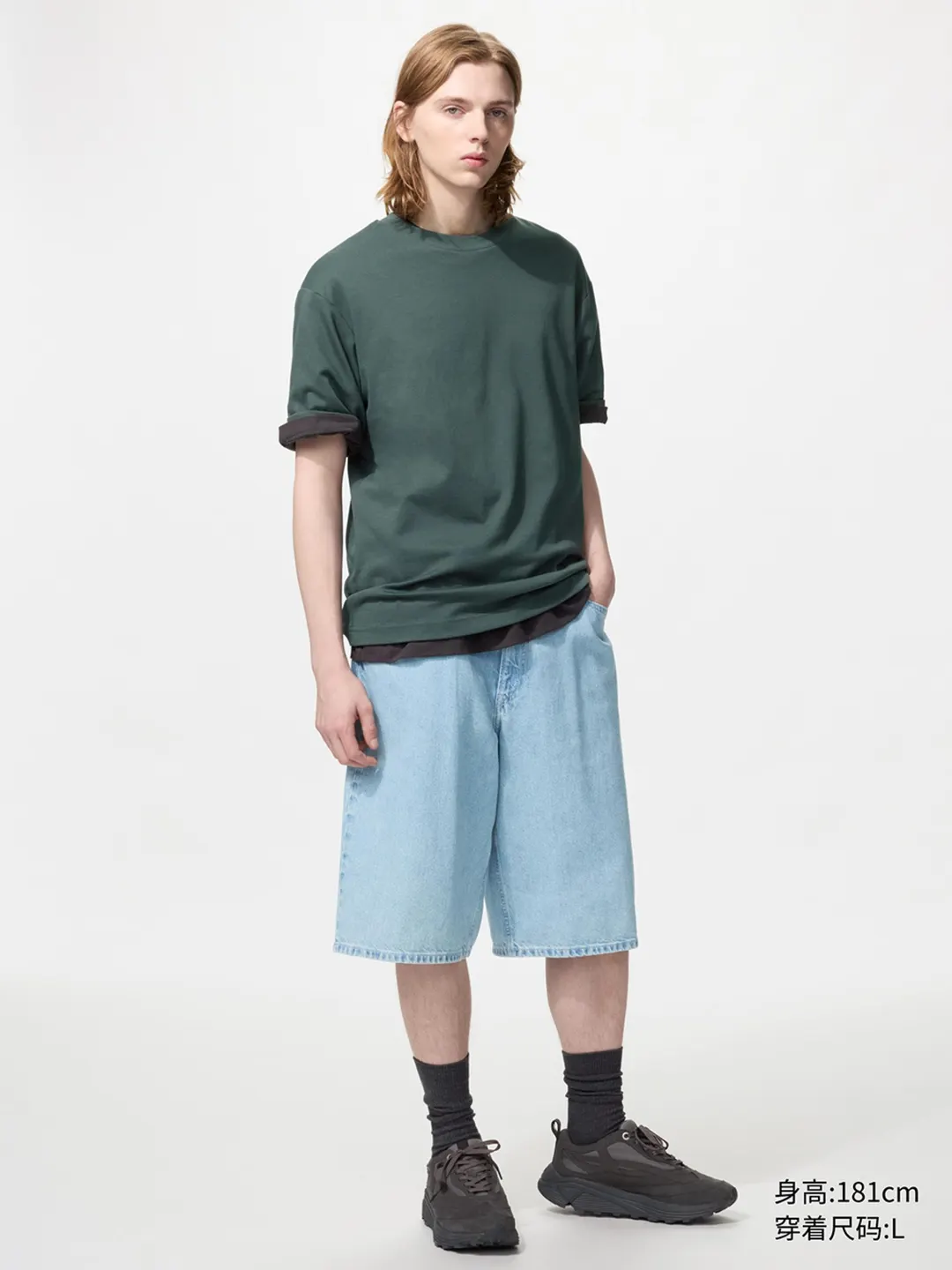 Бермуды джинсовые, Uniqlo