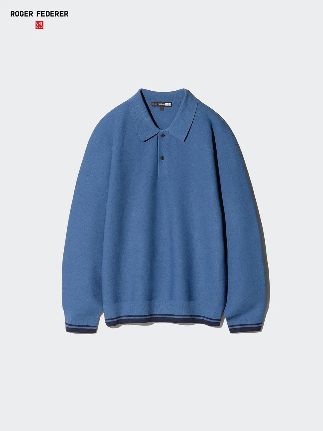 Трикотажное поло 3D с длинными рукавами, Uniqlo