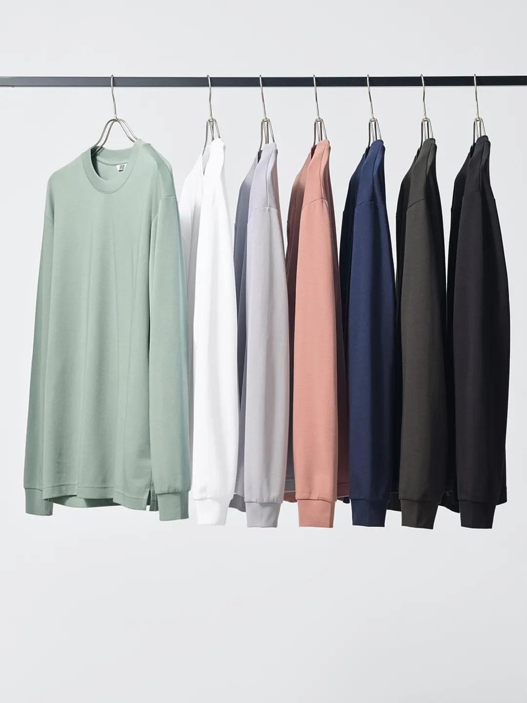 Лонгслив из смесового хлопка AIRism, Uniqlo