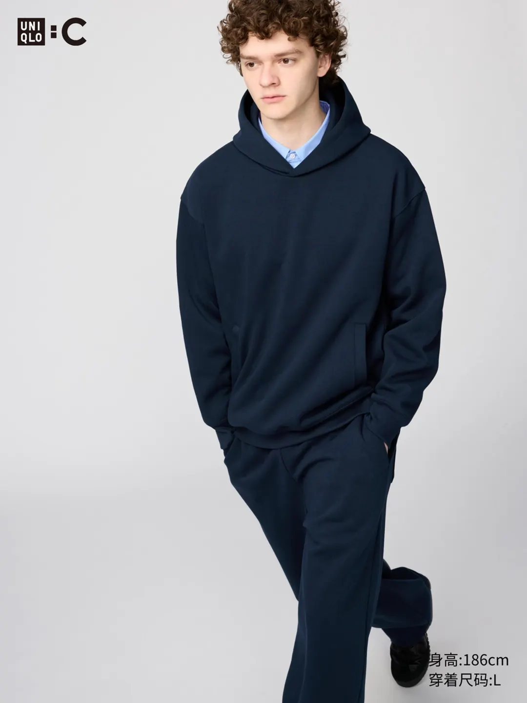 Худи свободного кроя, Uniqlo
