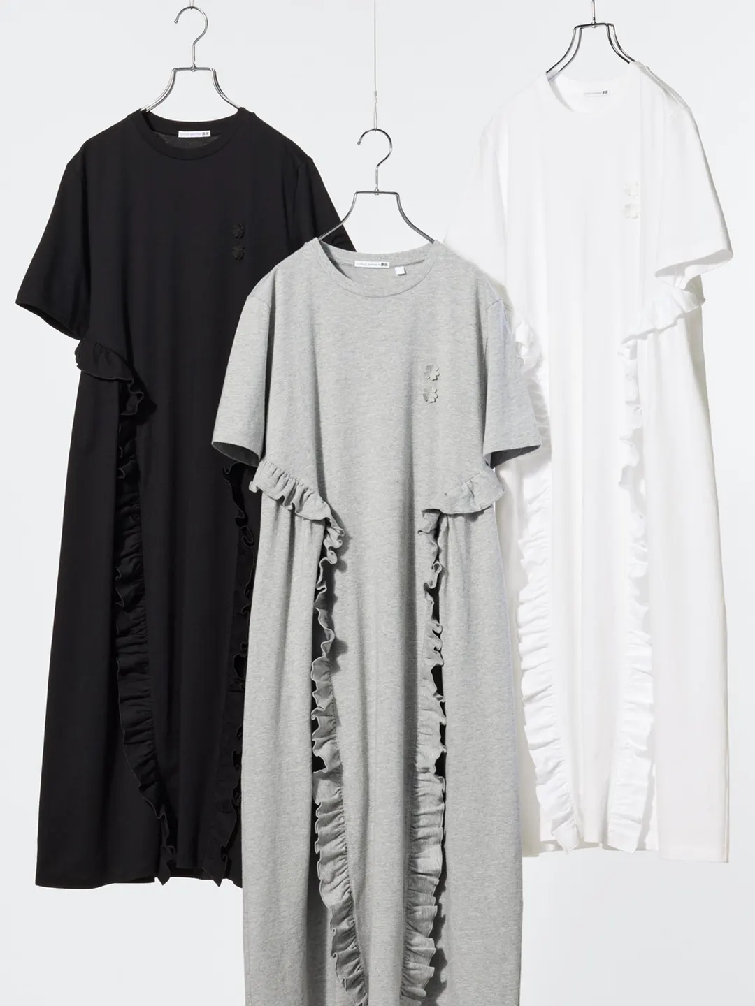 Платье-футболка с оборкой, Uniqlo