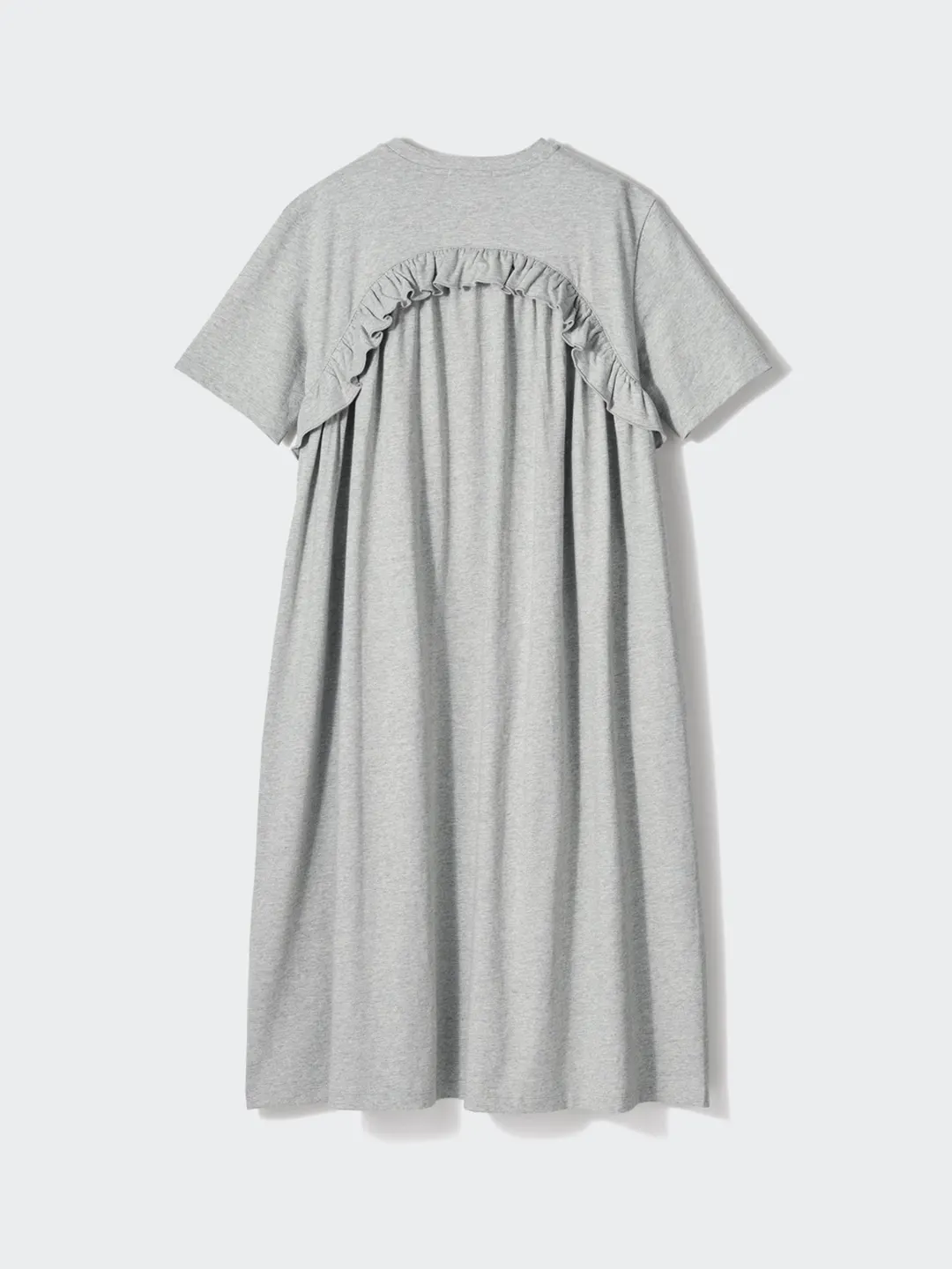 Платье-футболка с оборкой, Uniqlo