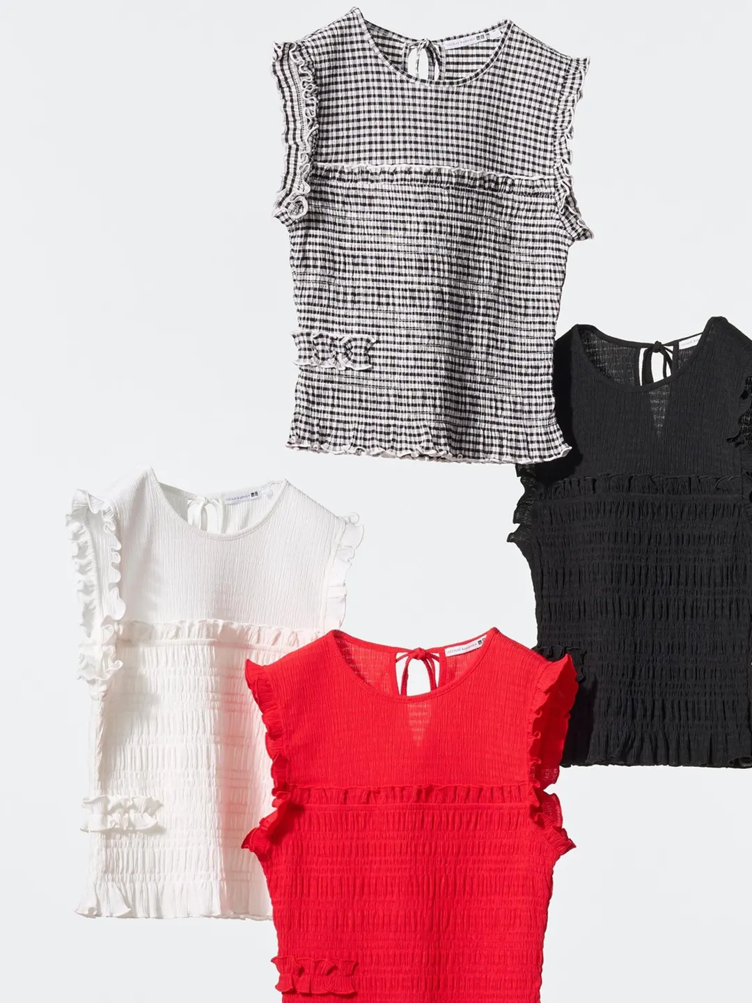 Топ со сборками, Uniqlo