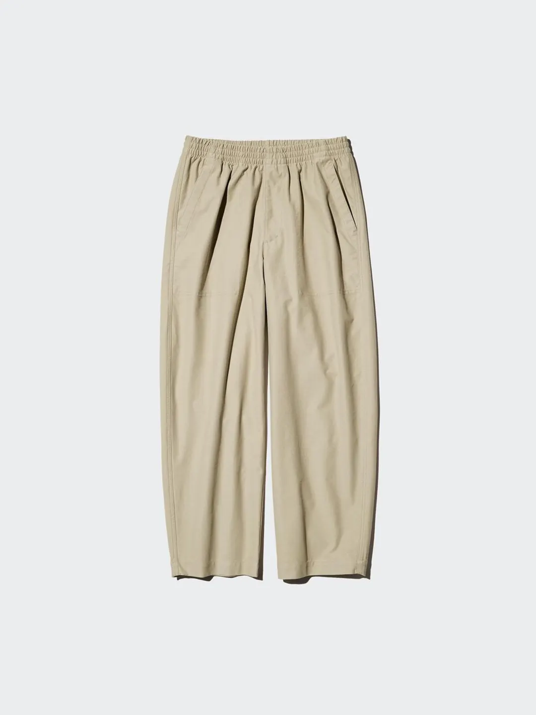 Брюки трикотажные объемного кроя длиной 7/8, Uniqlo