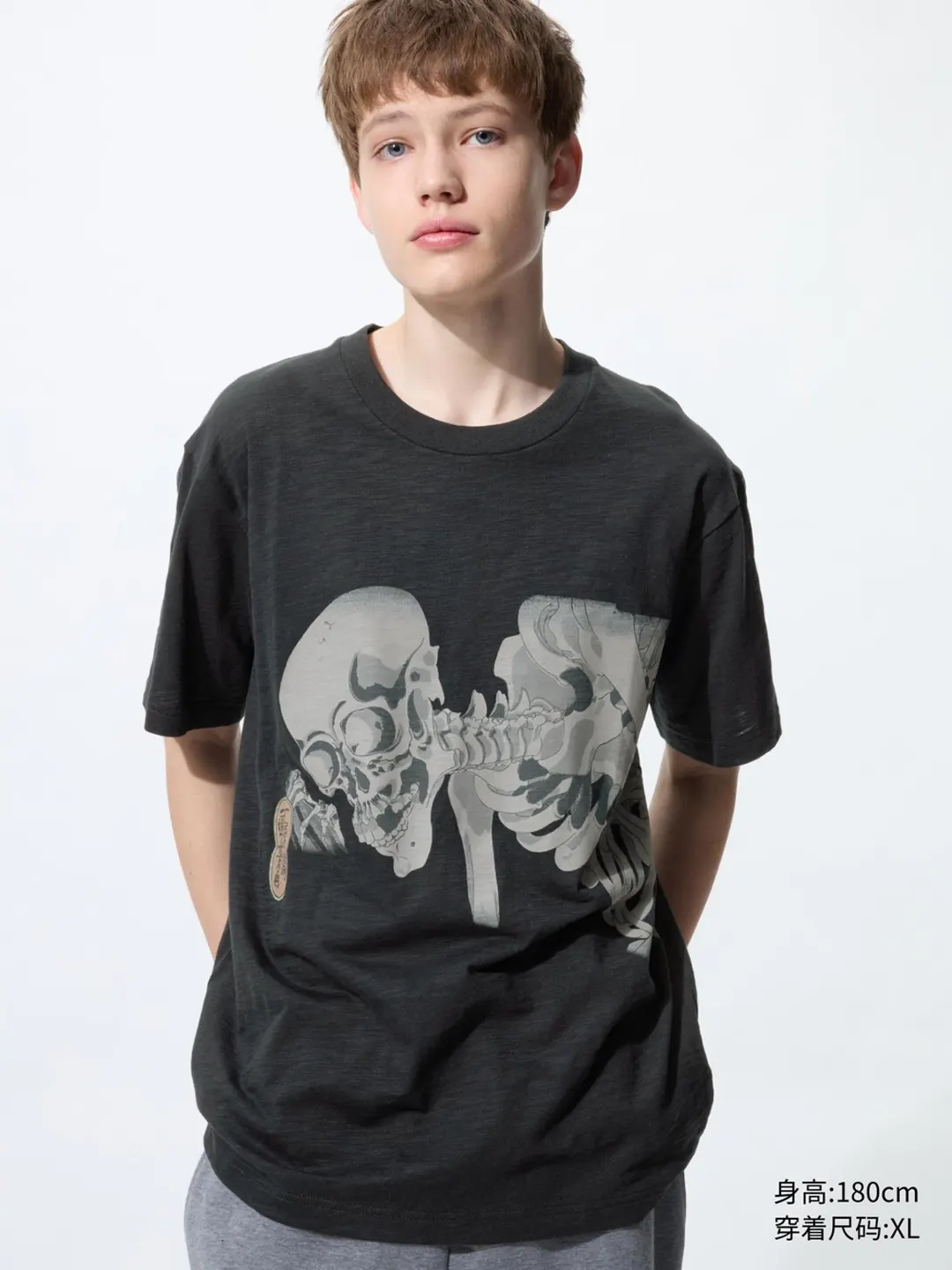 Футболка «Черный укиё-э» UT, Uniqlo