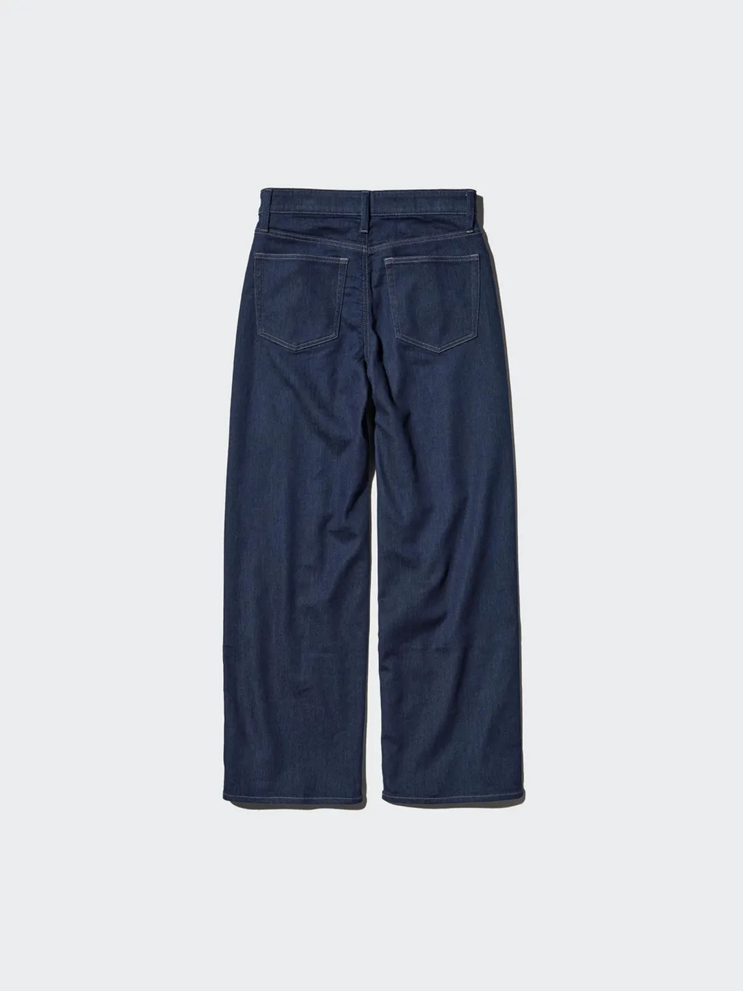 Джинсы прямого свободного кроя EZY с эффектом стирки, Uniqlo