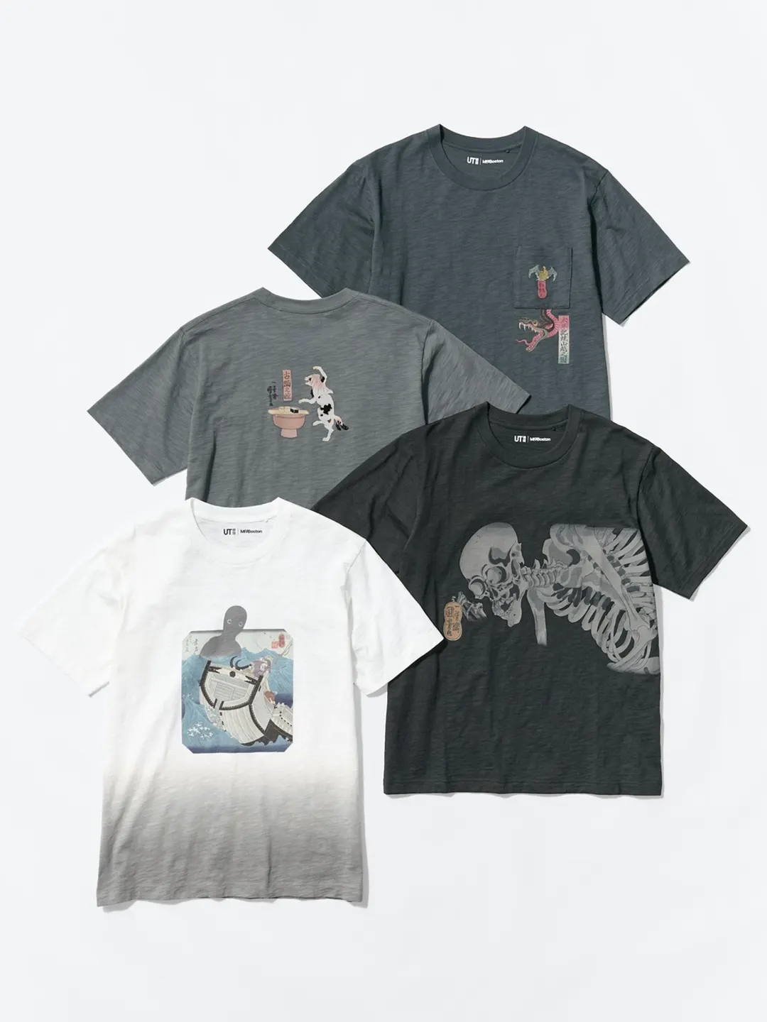 Футболка «Черный укиё-э» UT, Uniqlo