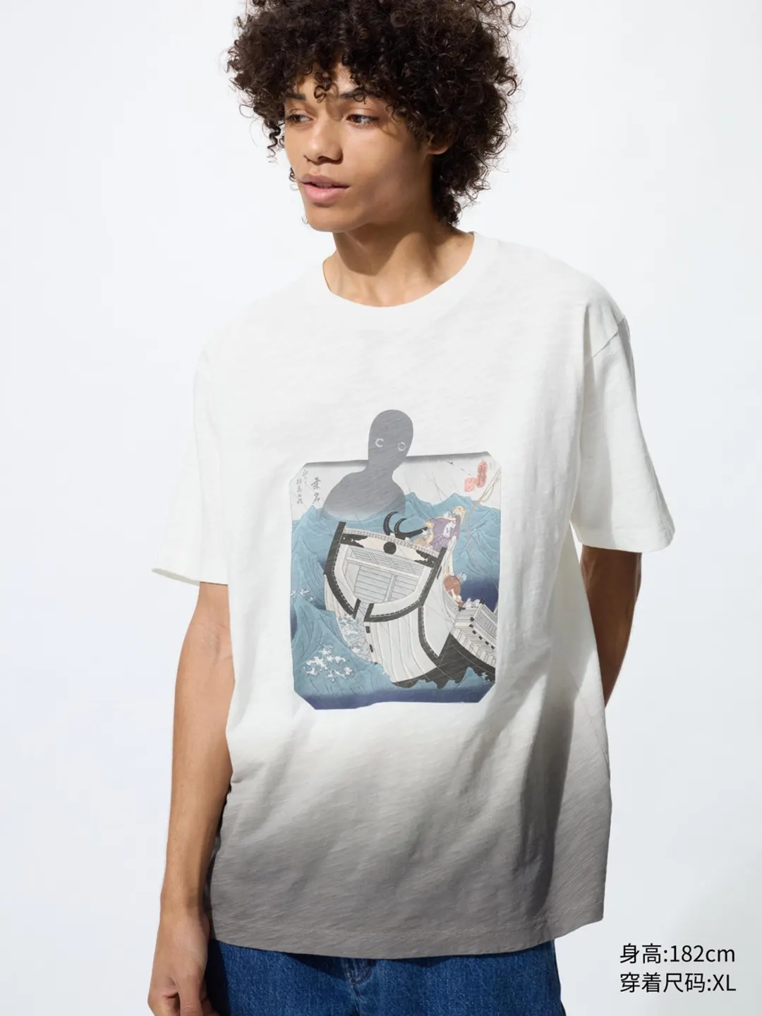 Футболка «Черный укиё-э» UT, Uniqlo